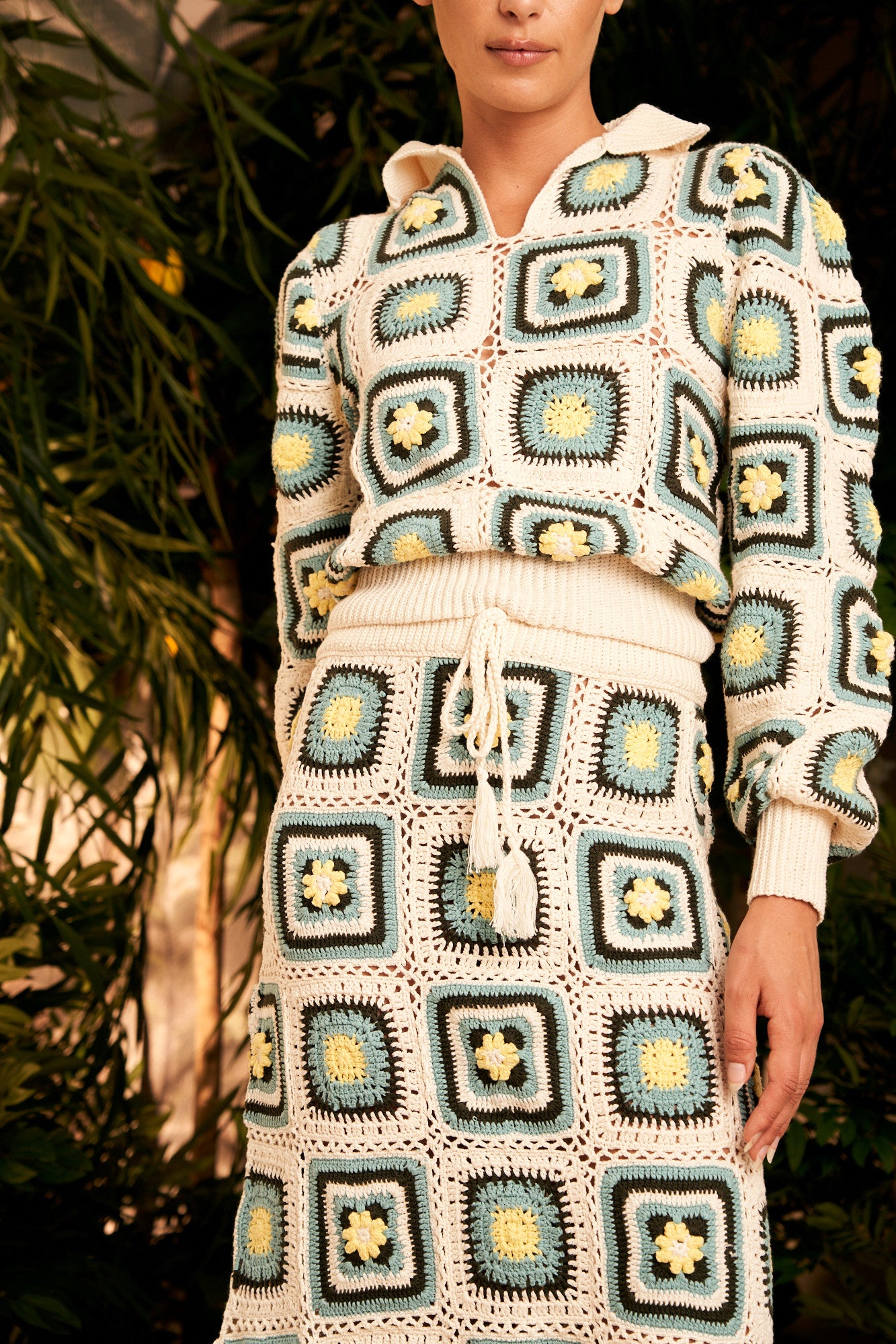 Miriam Crochet Skirt, Horizon