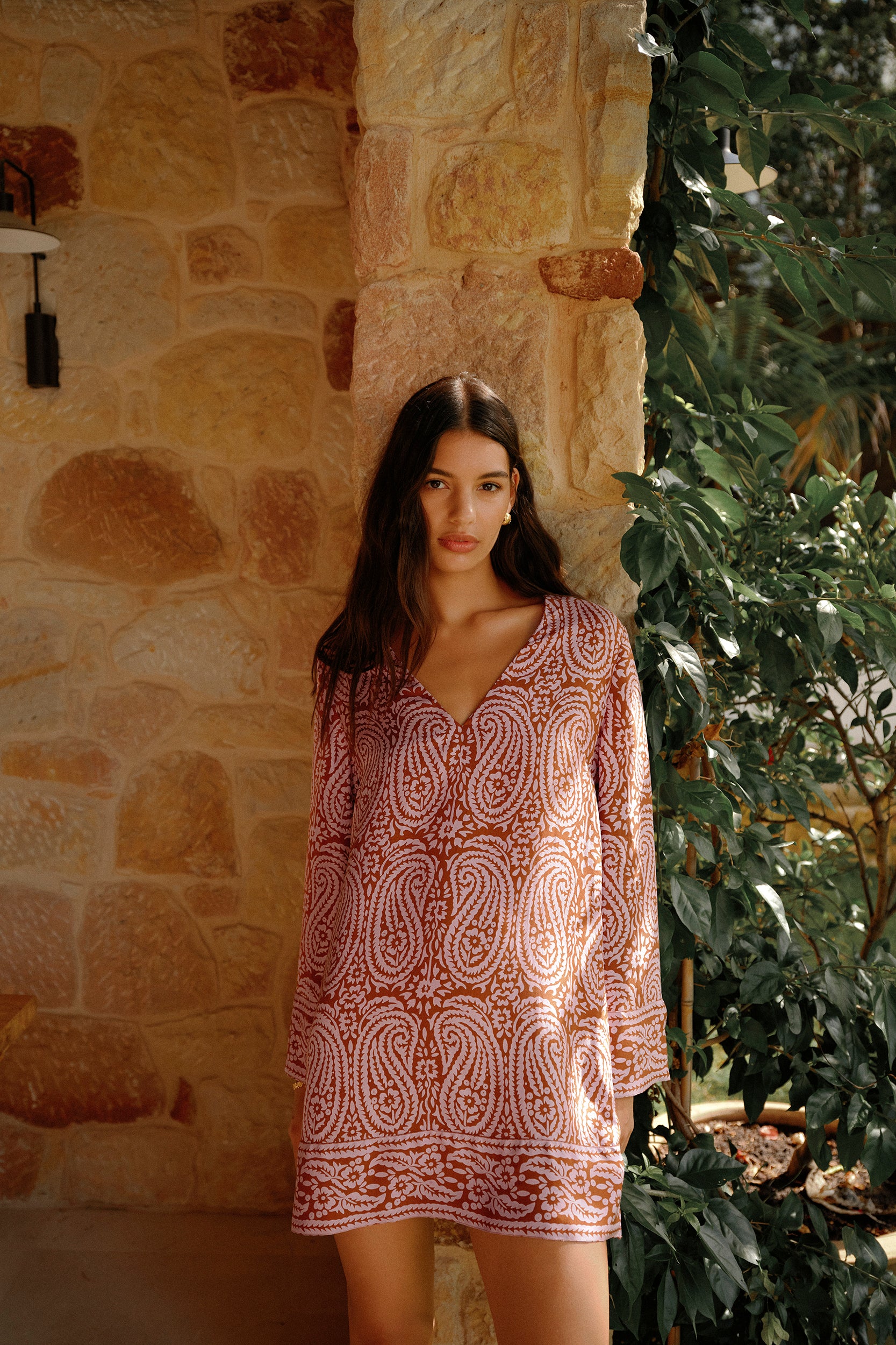 Jaya Dress - Paisley Purple