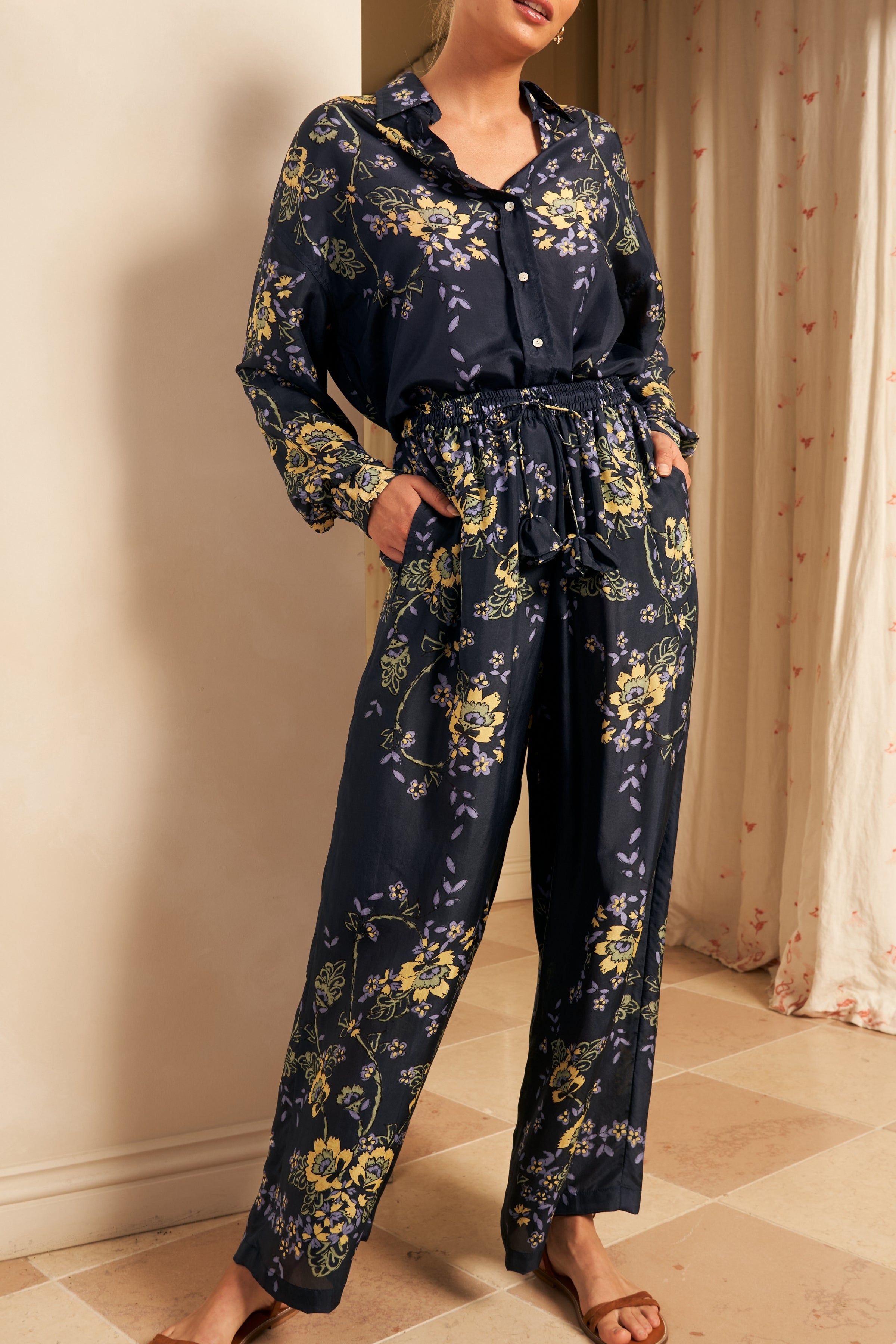 Ella Full Length Pant, Jasmine Indigo