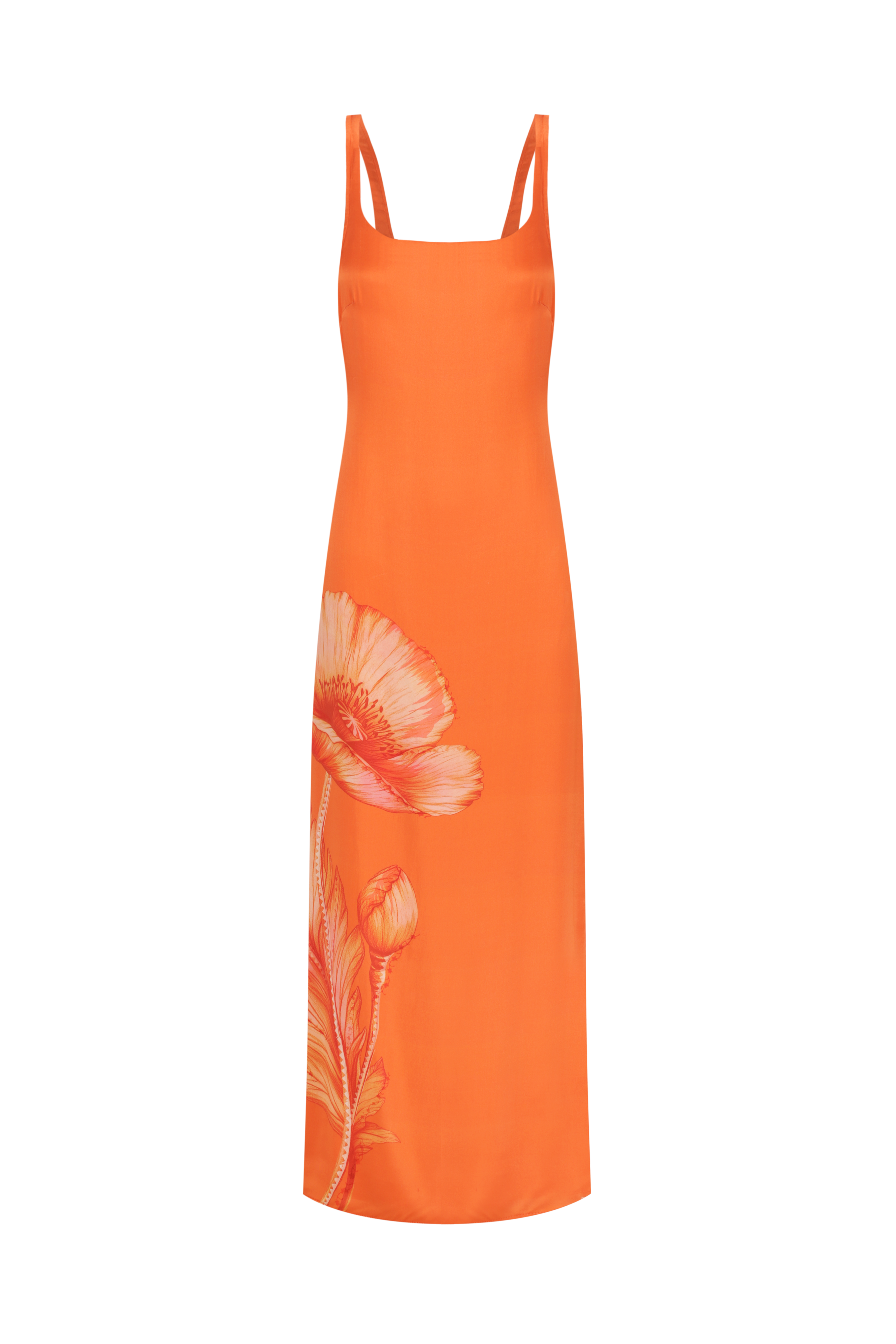 Aanya Dress - Grandiflora Orange