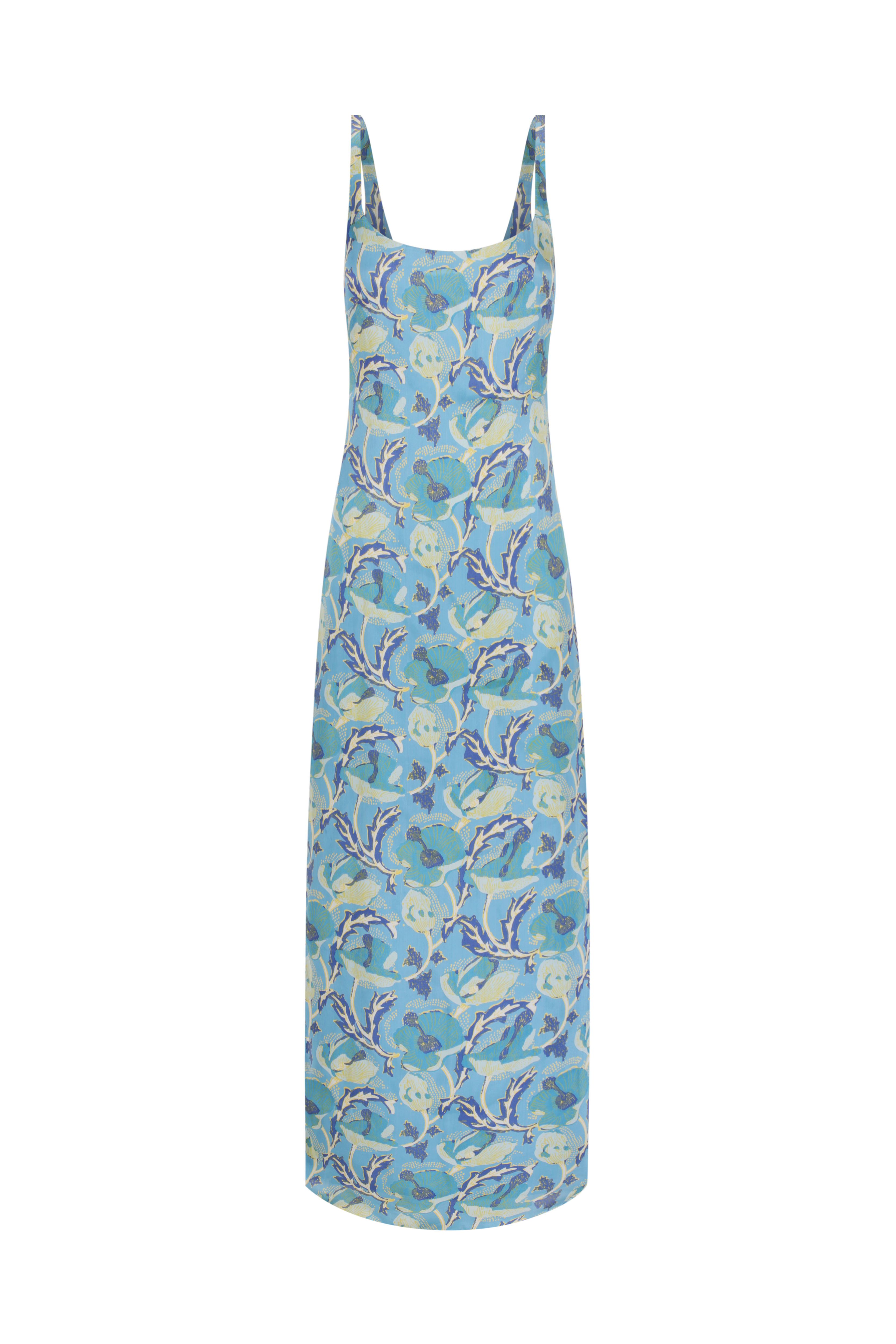 Aanya Dress - Hibiscus Blue