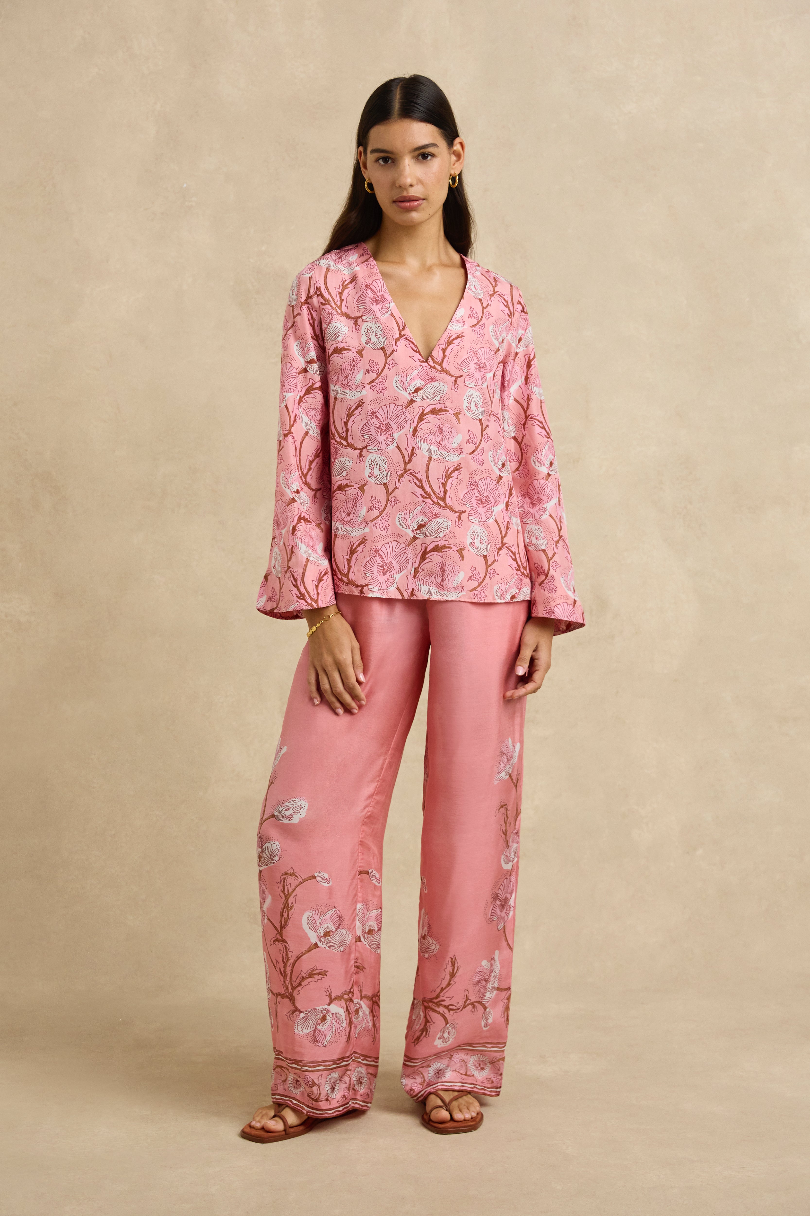 Anvi Top - Hibiscus Pink