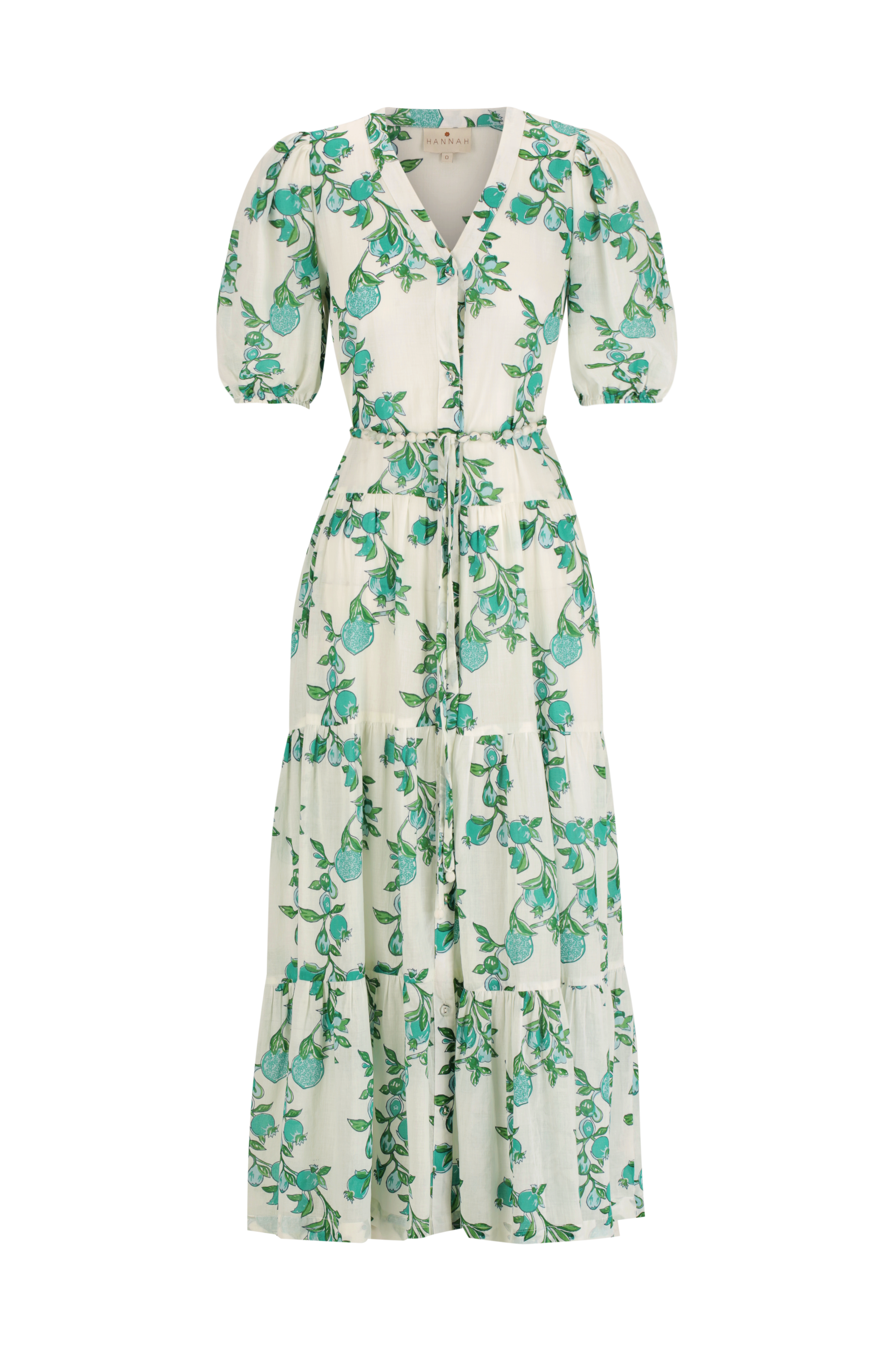 Anyeta Dress - Pomegranate Jade