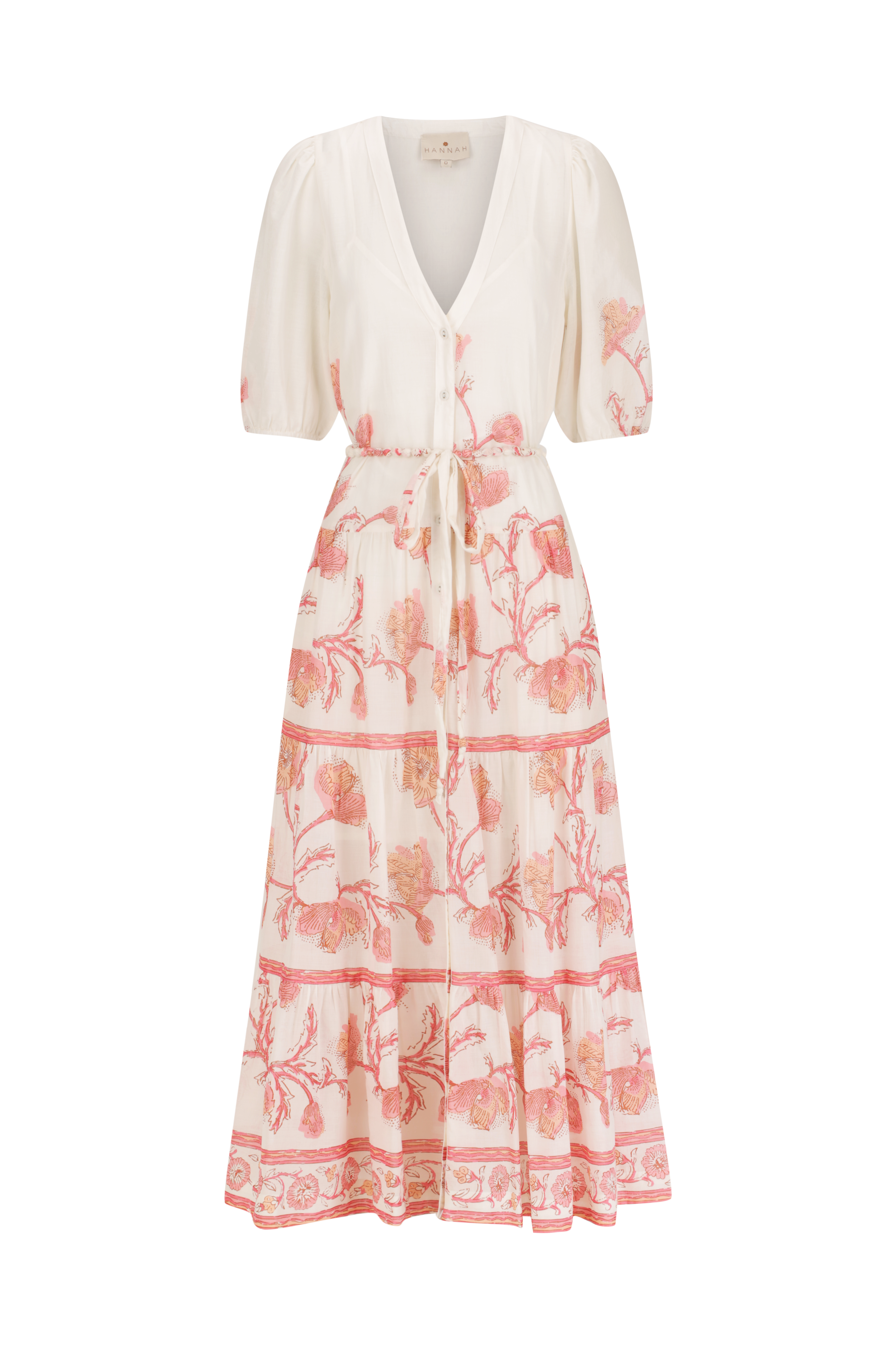 Anyeta Dress - Hibiscus Bloom Pink