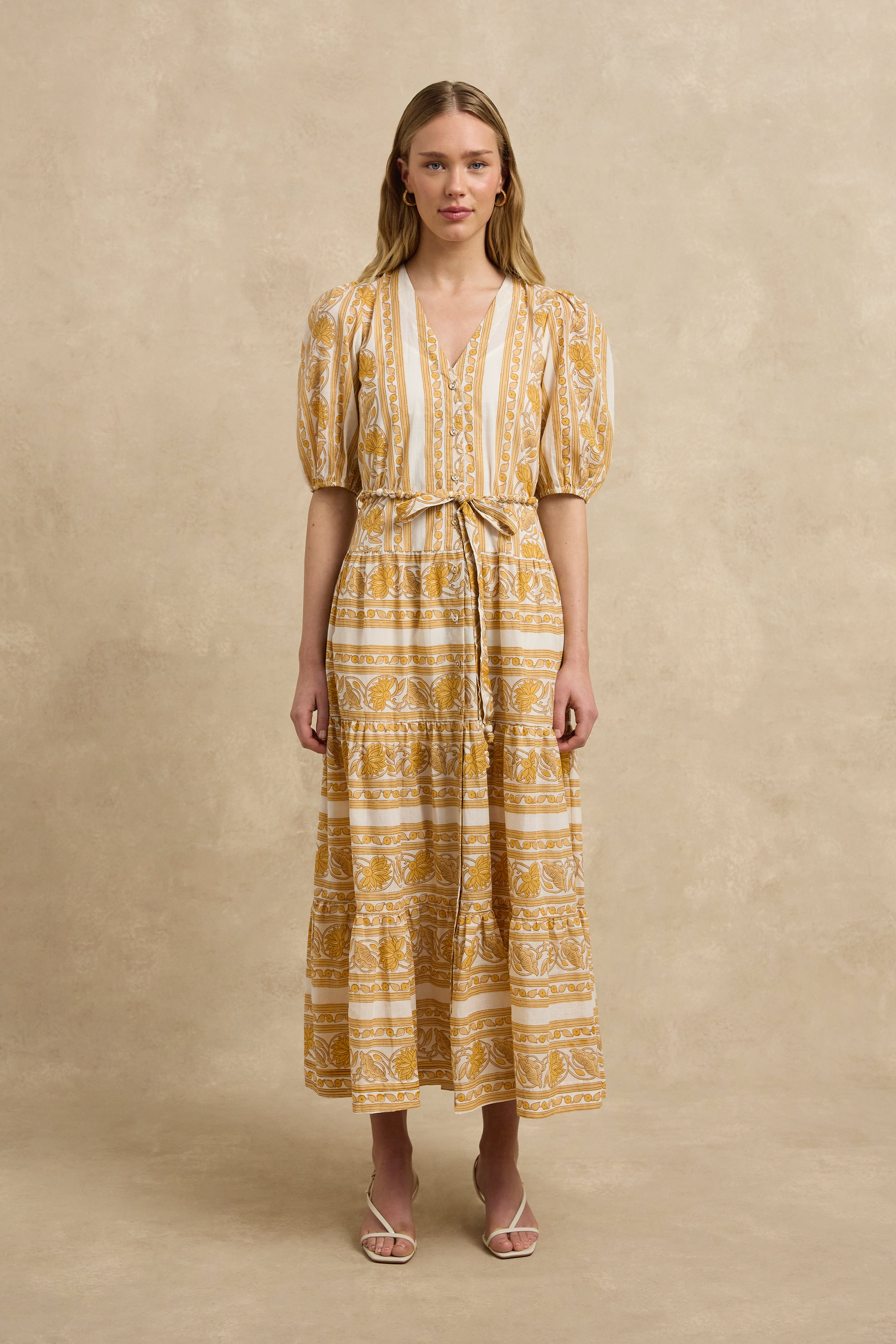 Anyeta Dress - Lotus Honey