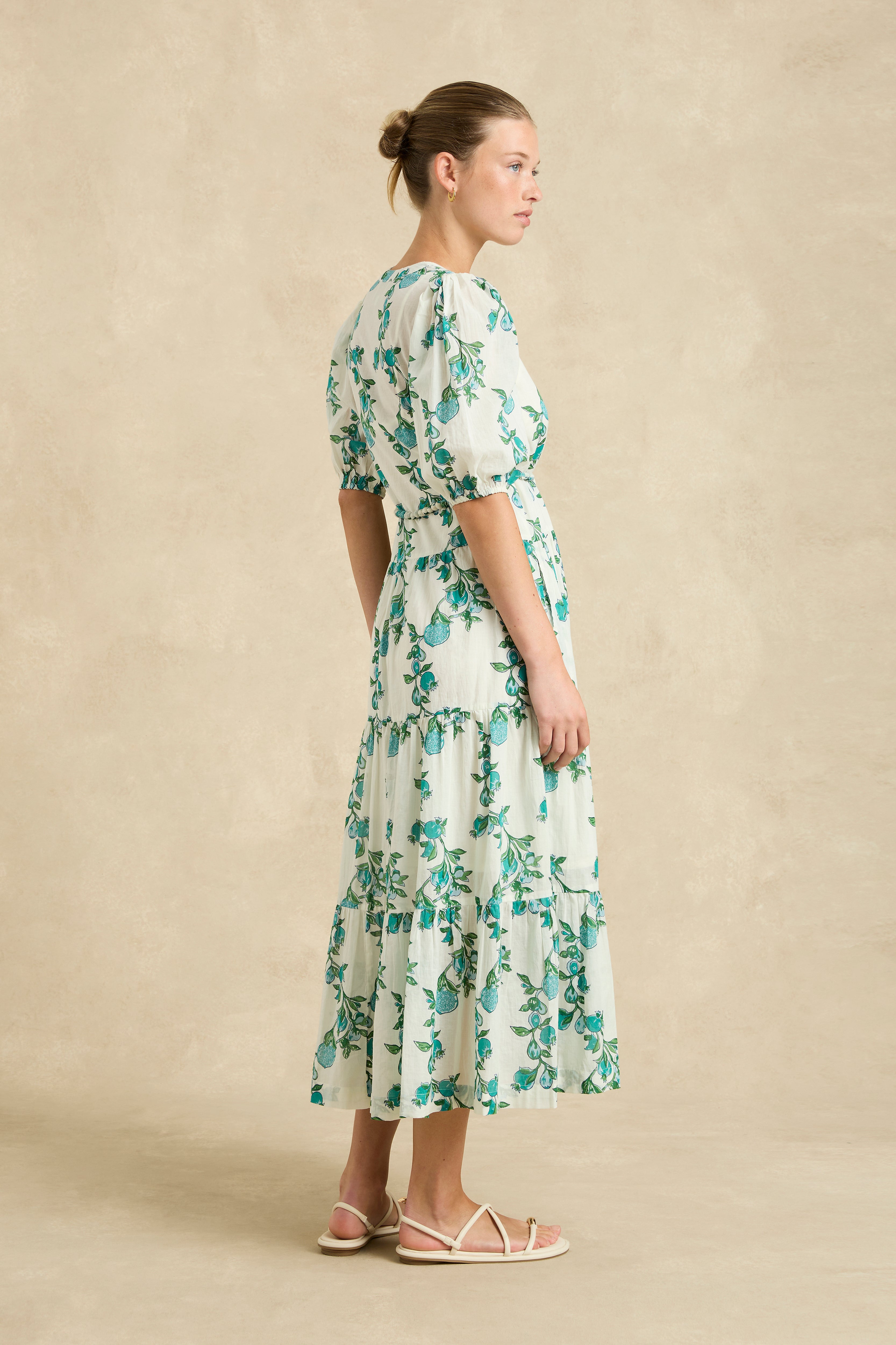 Anyeta Dress - Pomegranate Jade