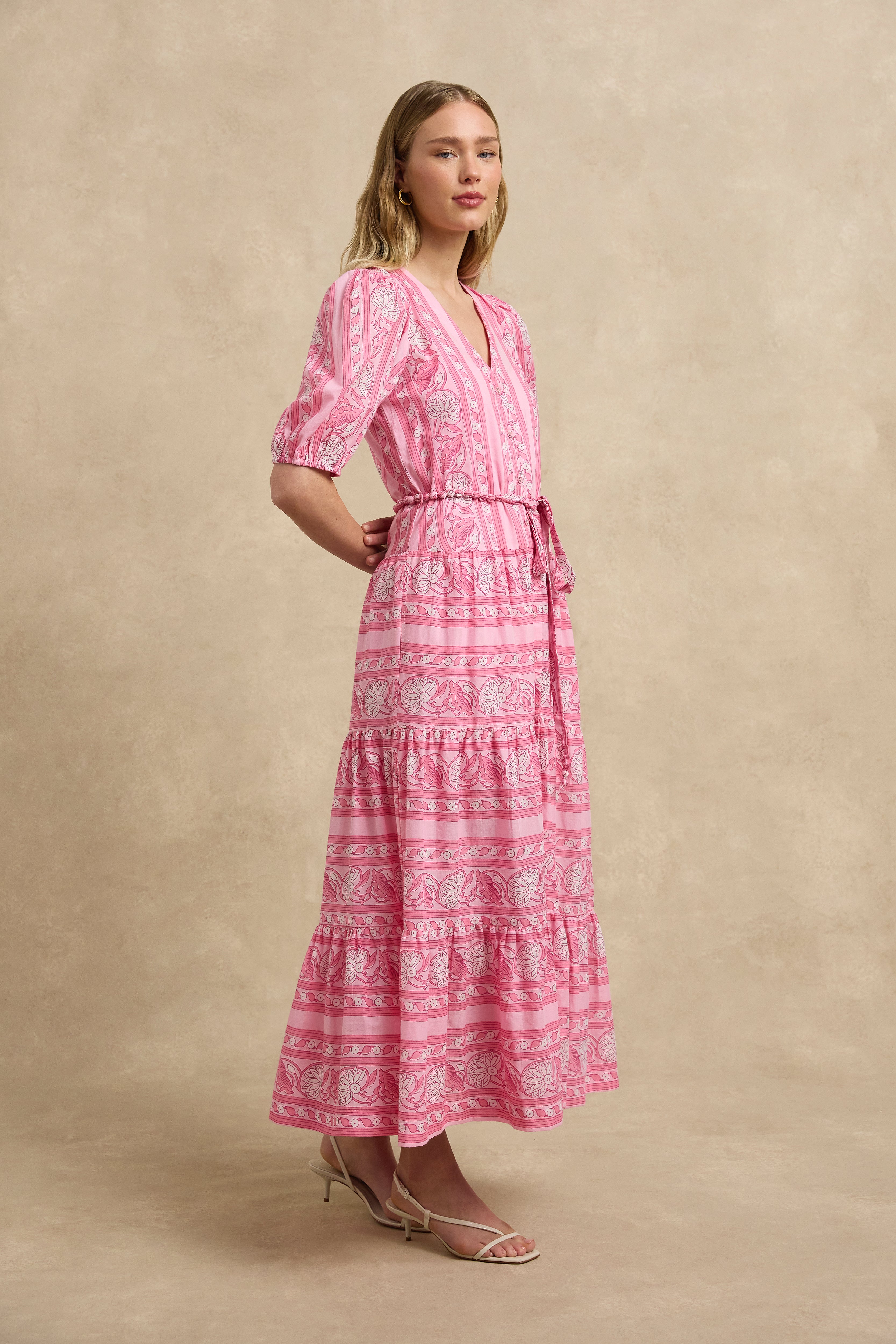 Anyeta Dress - Lotus Hibiscus