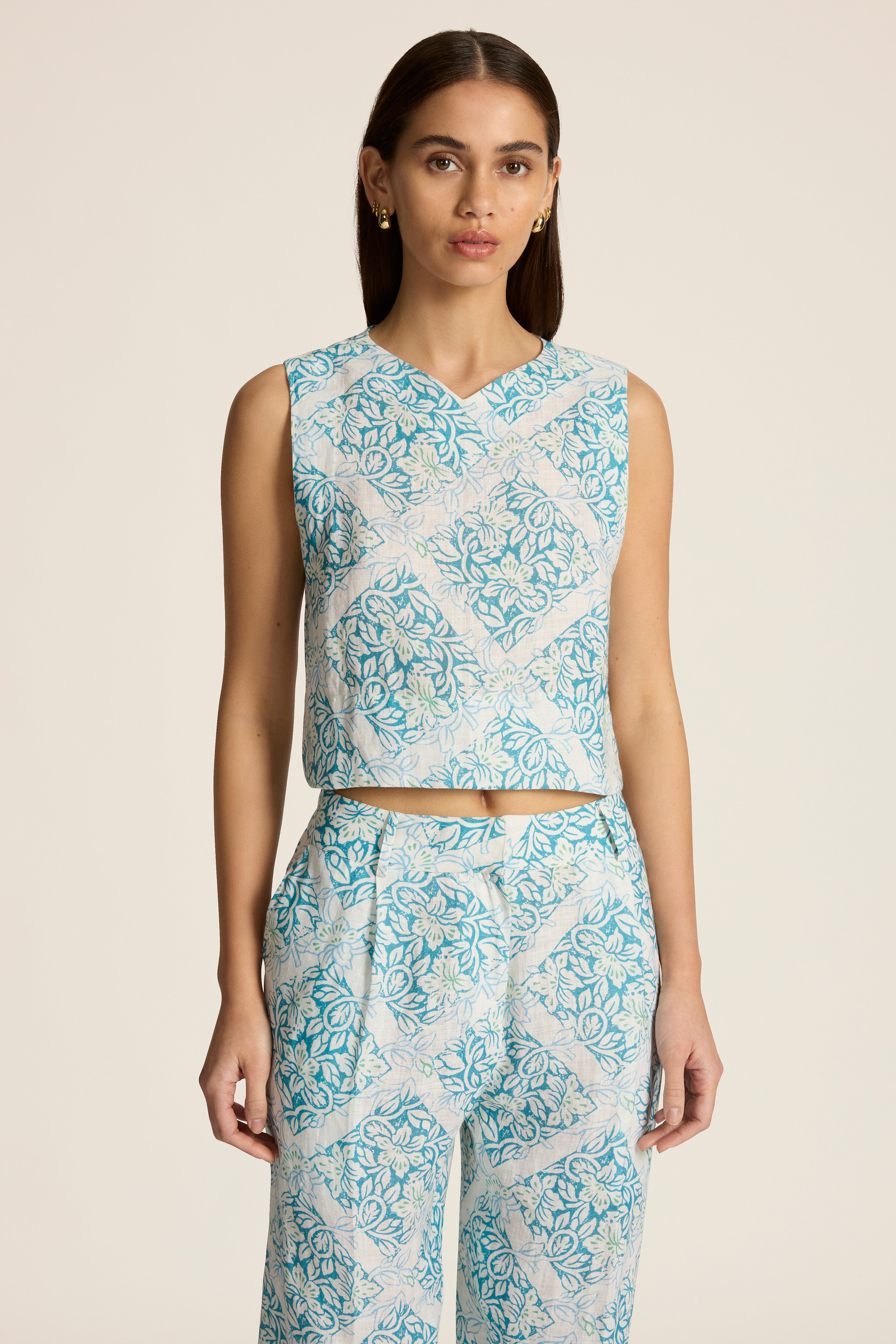 Nevelson Pant - Lantana Azure