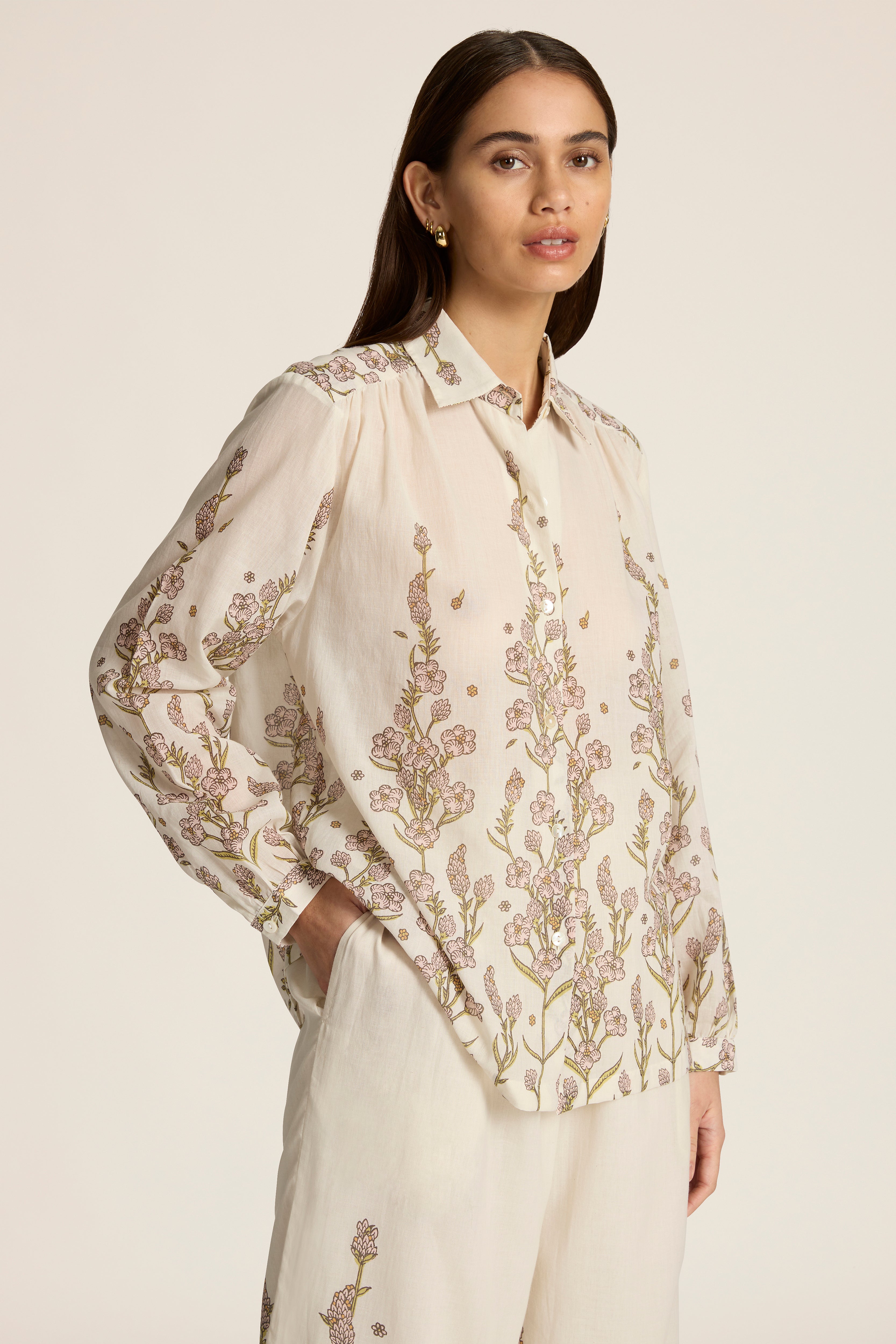 Athena Blouse - Valencia Blossom