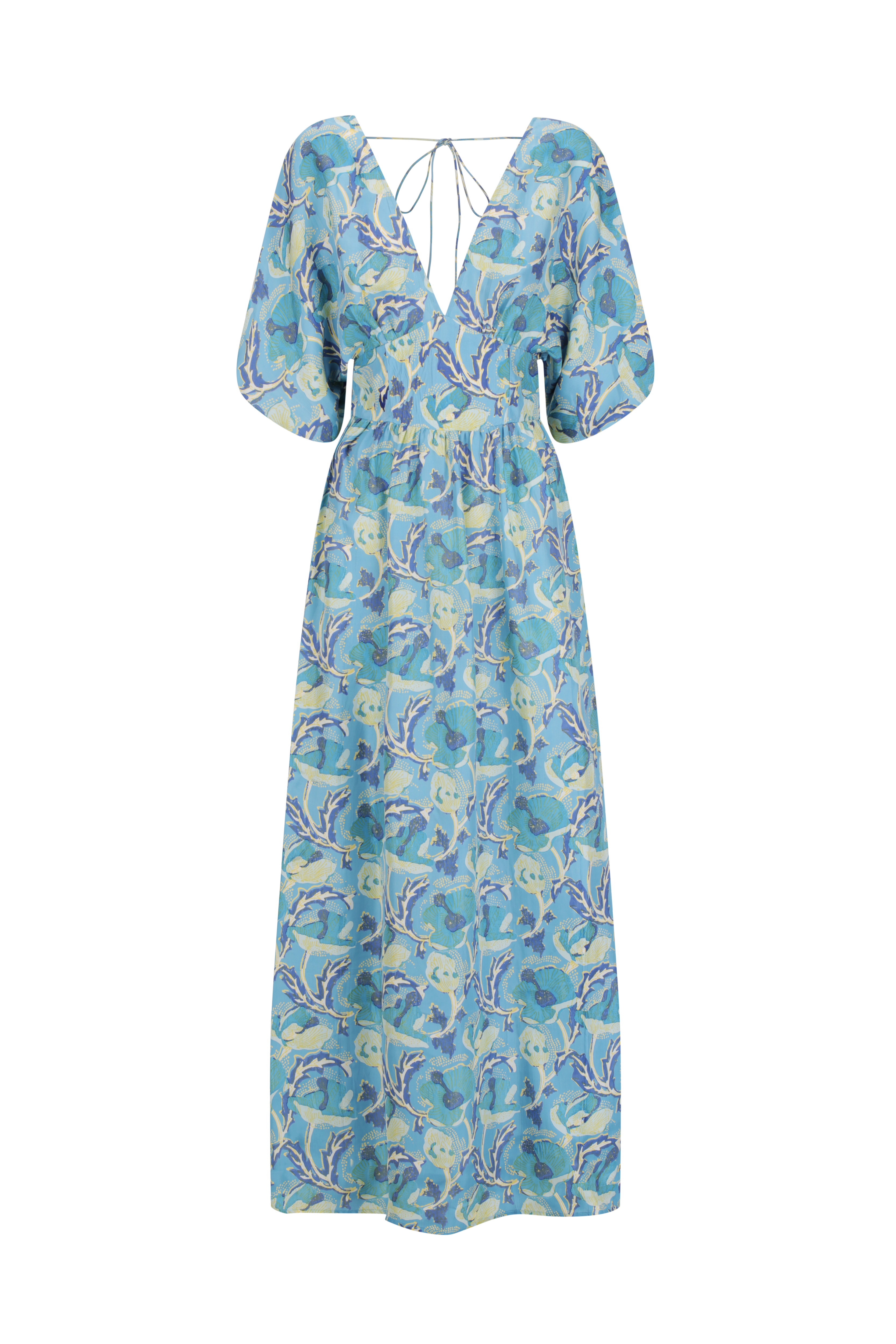Clara Dress - Hibiscus Blue