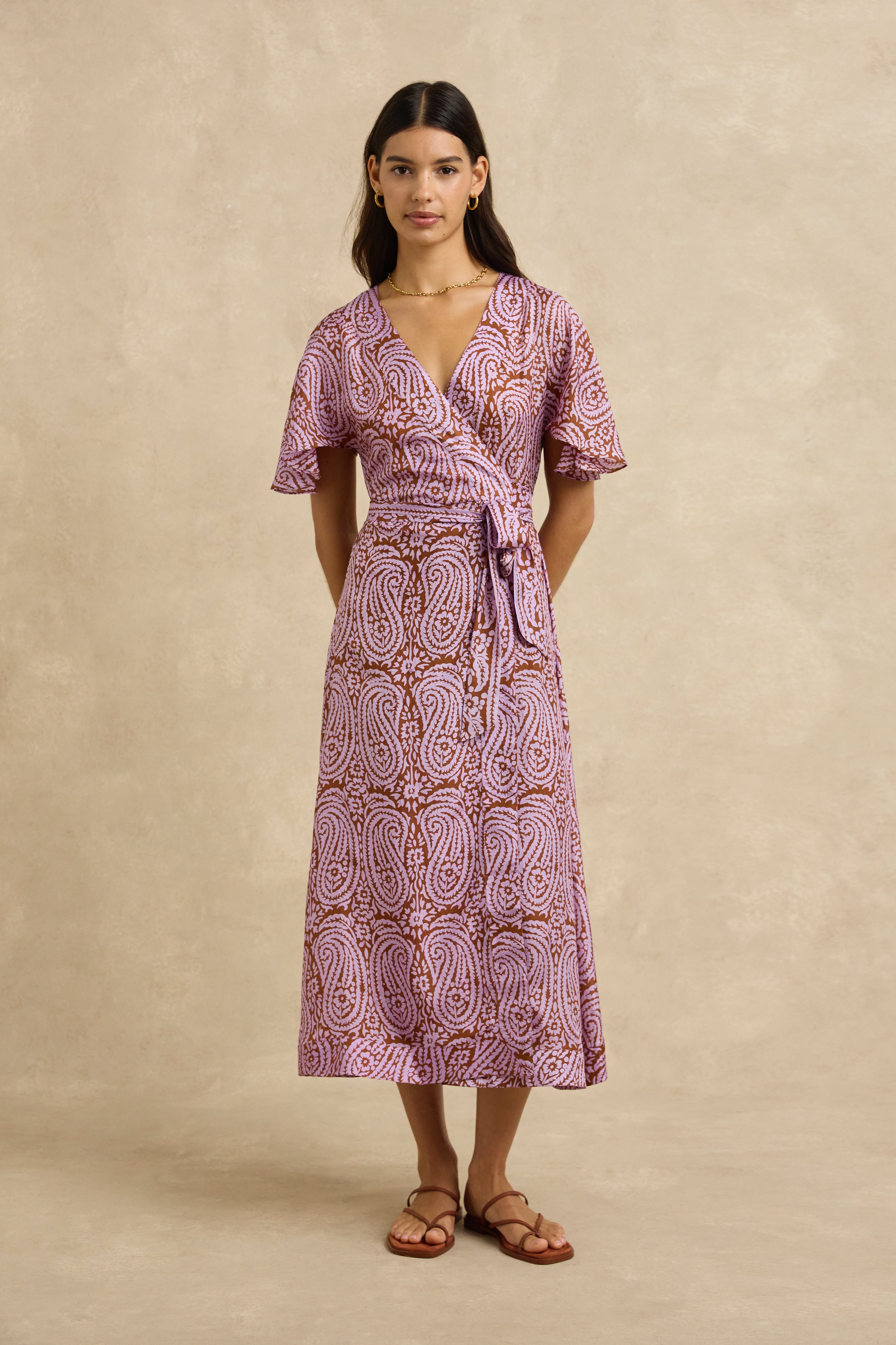 Clementine Dress - Paisley Purple