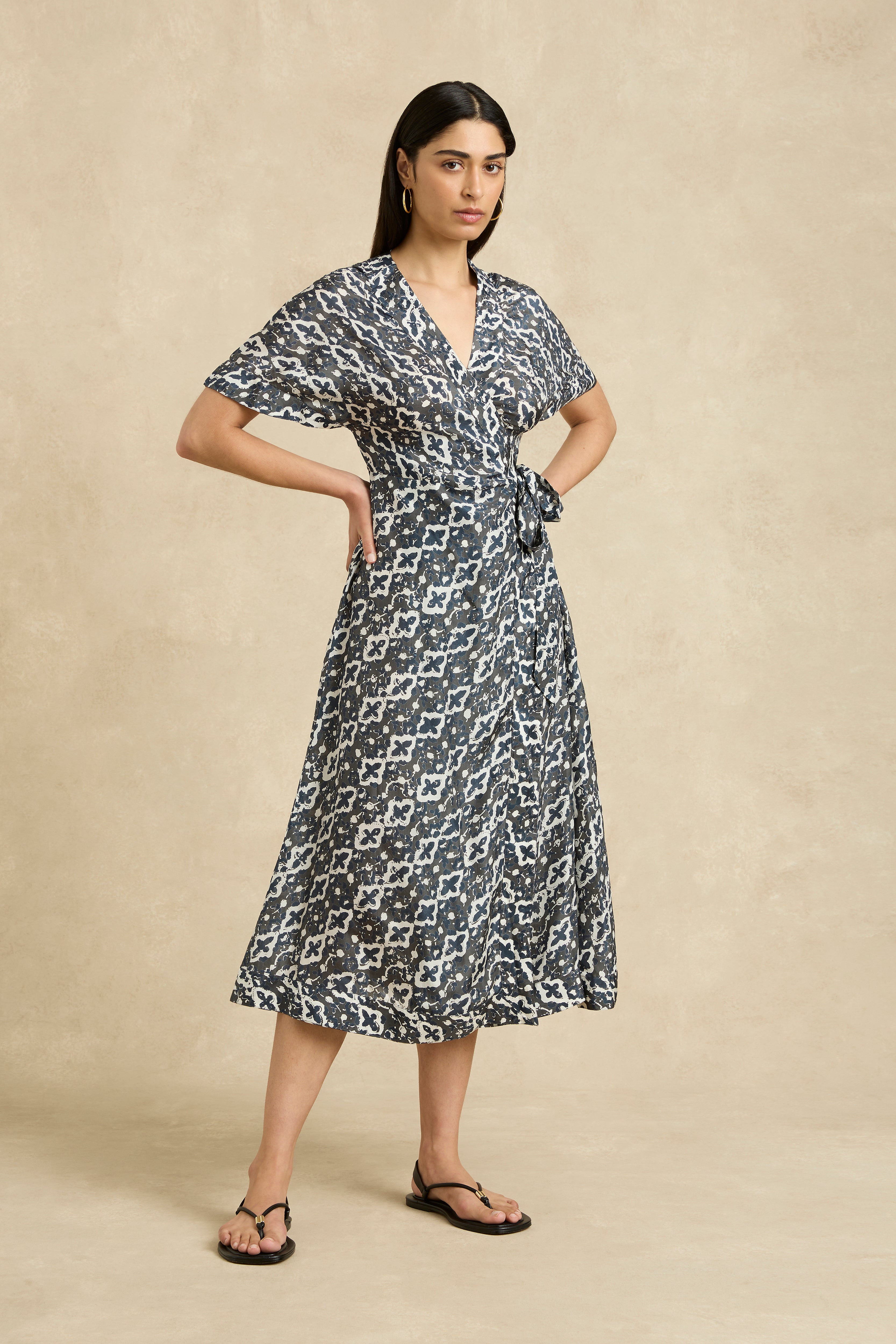 Clementine Dress - Pathway Charcoal