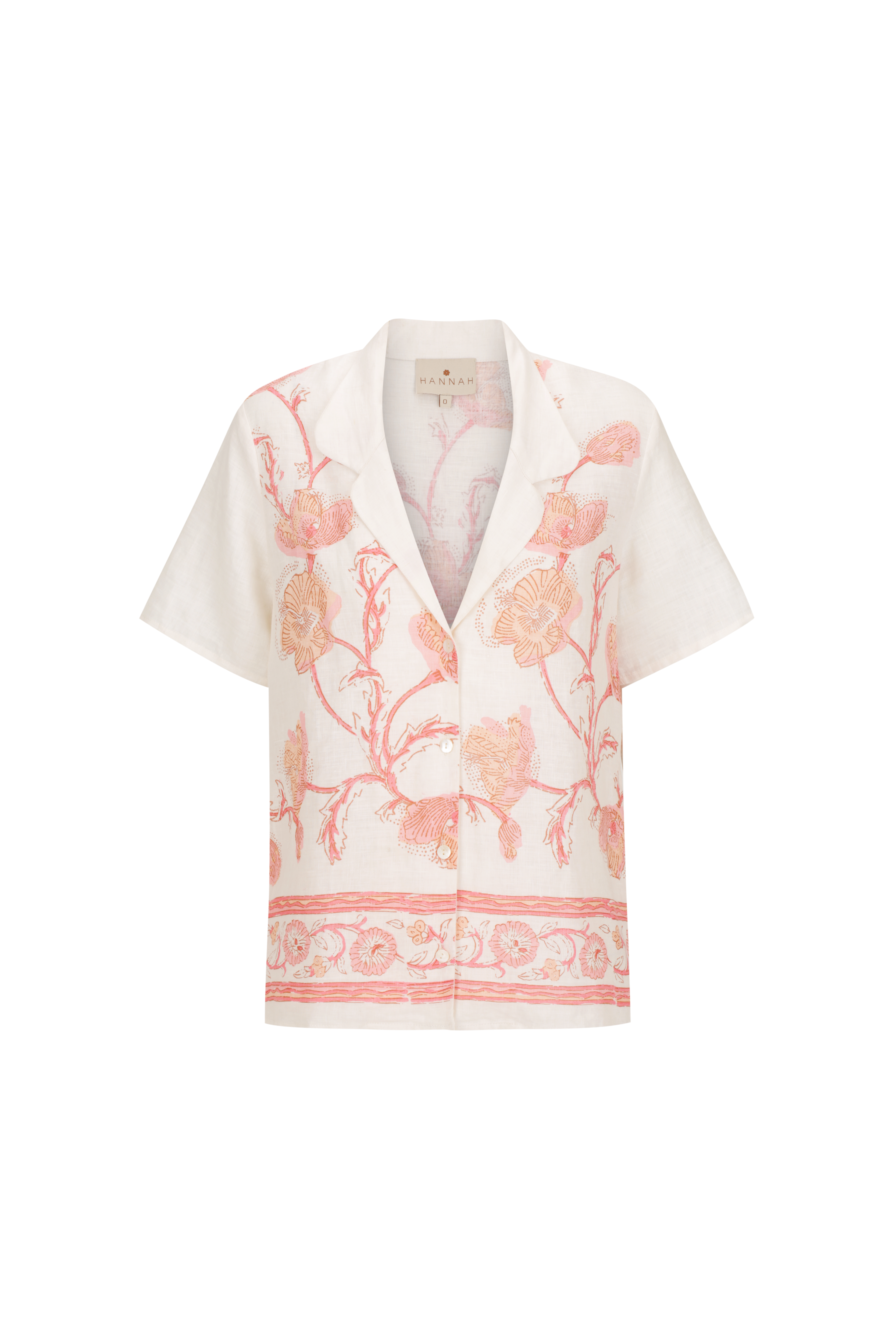 Gabriella Shirt - Hibiscus Bloom Pink