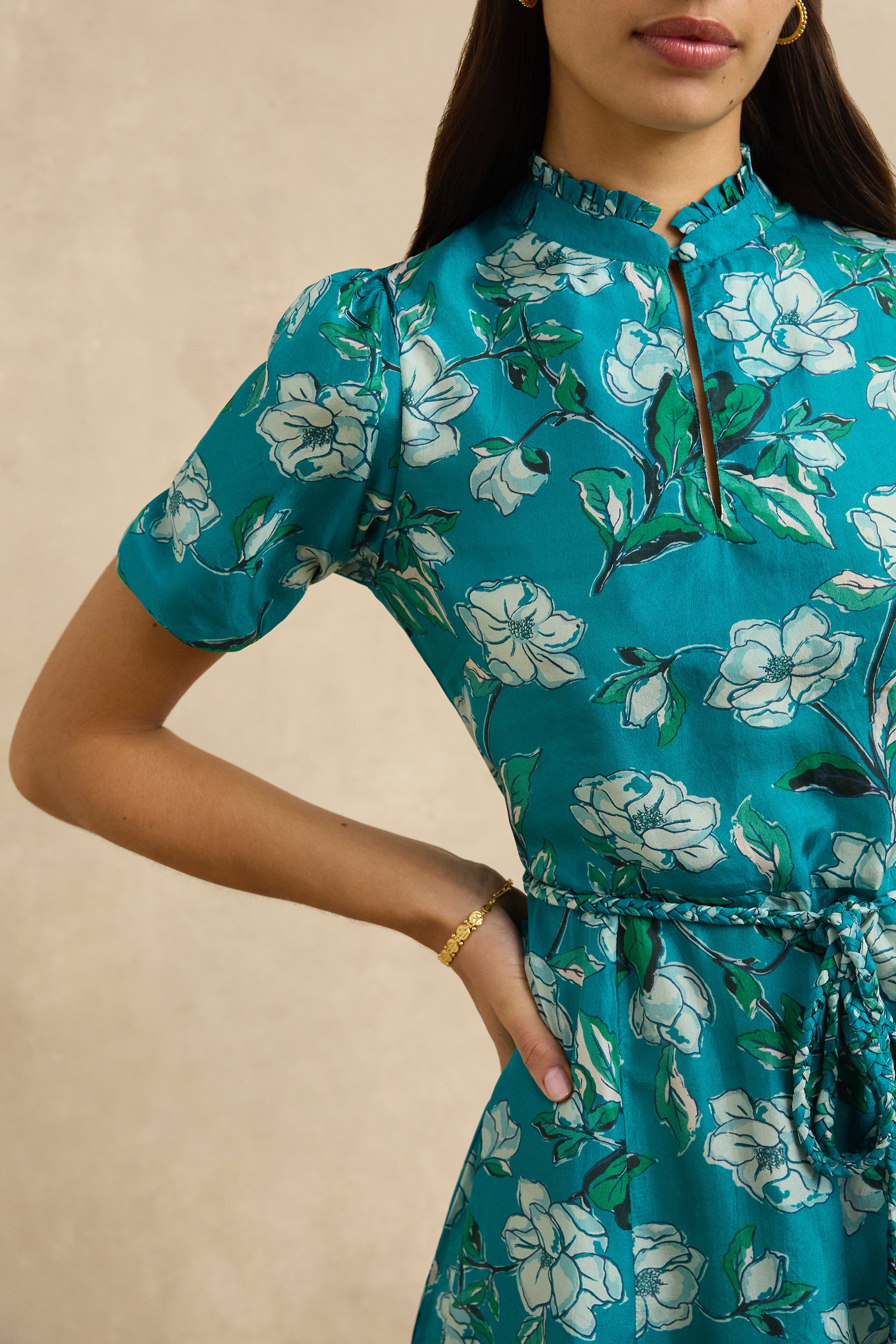 Gaia Dress - Magnolia Blue