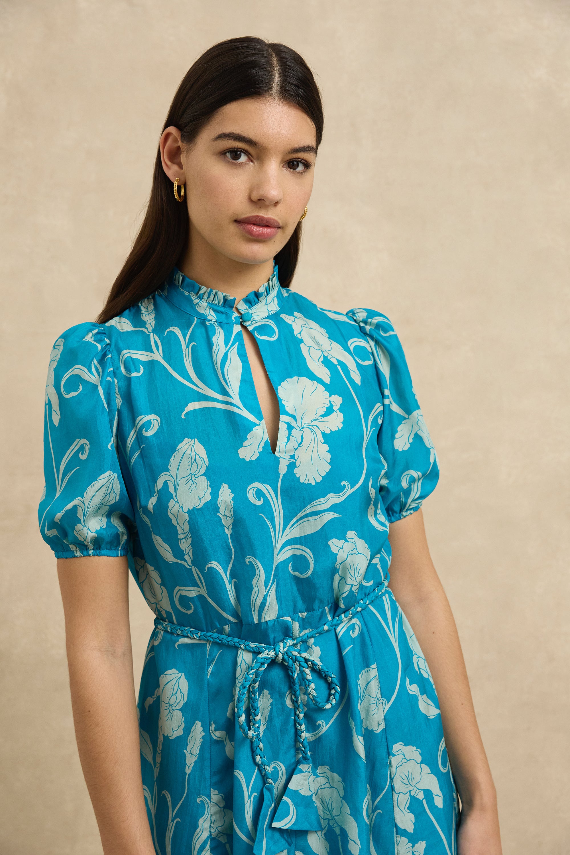 Gaia Dress - Iris Aquamarine