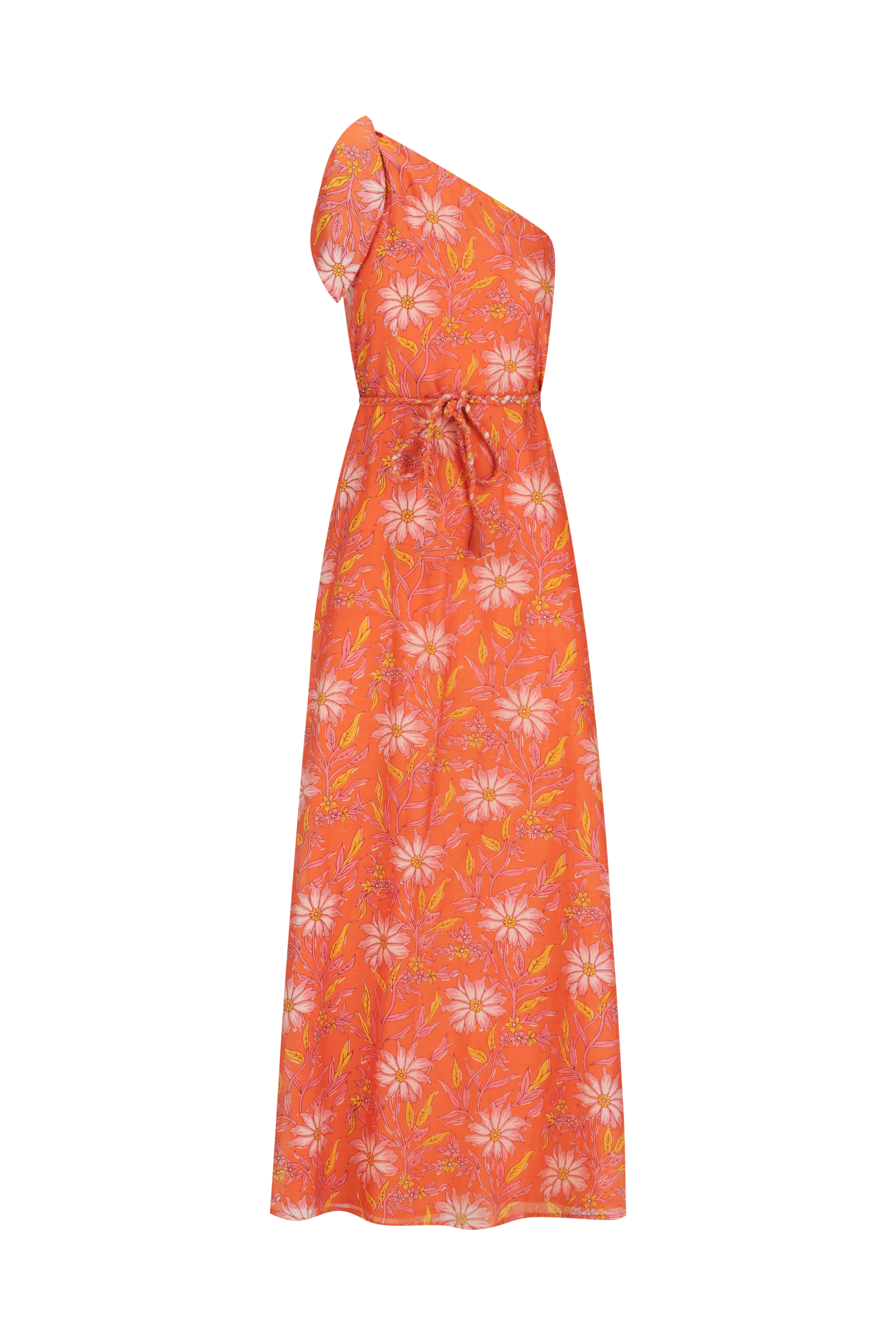 Helena Dress - Spring Daisy Crimson