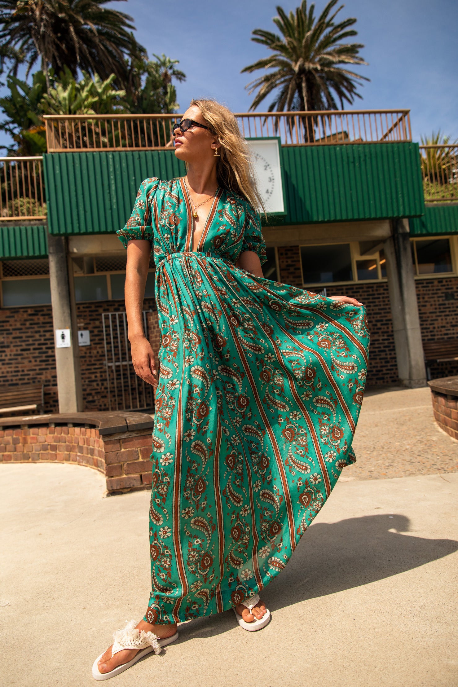 Cassia Maxi Dress, Surf