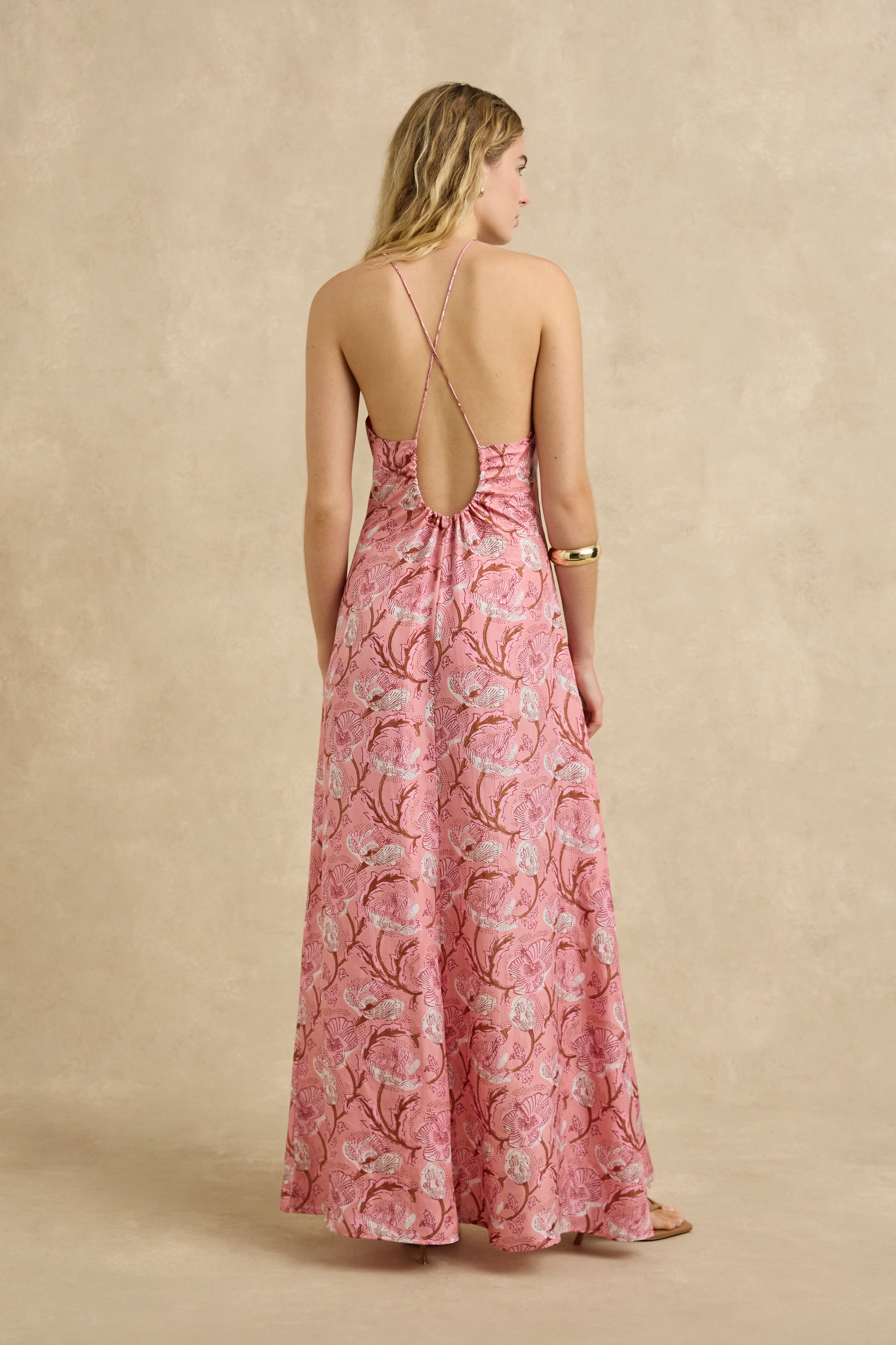 Ines Dress - Hibiscus Pink