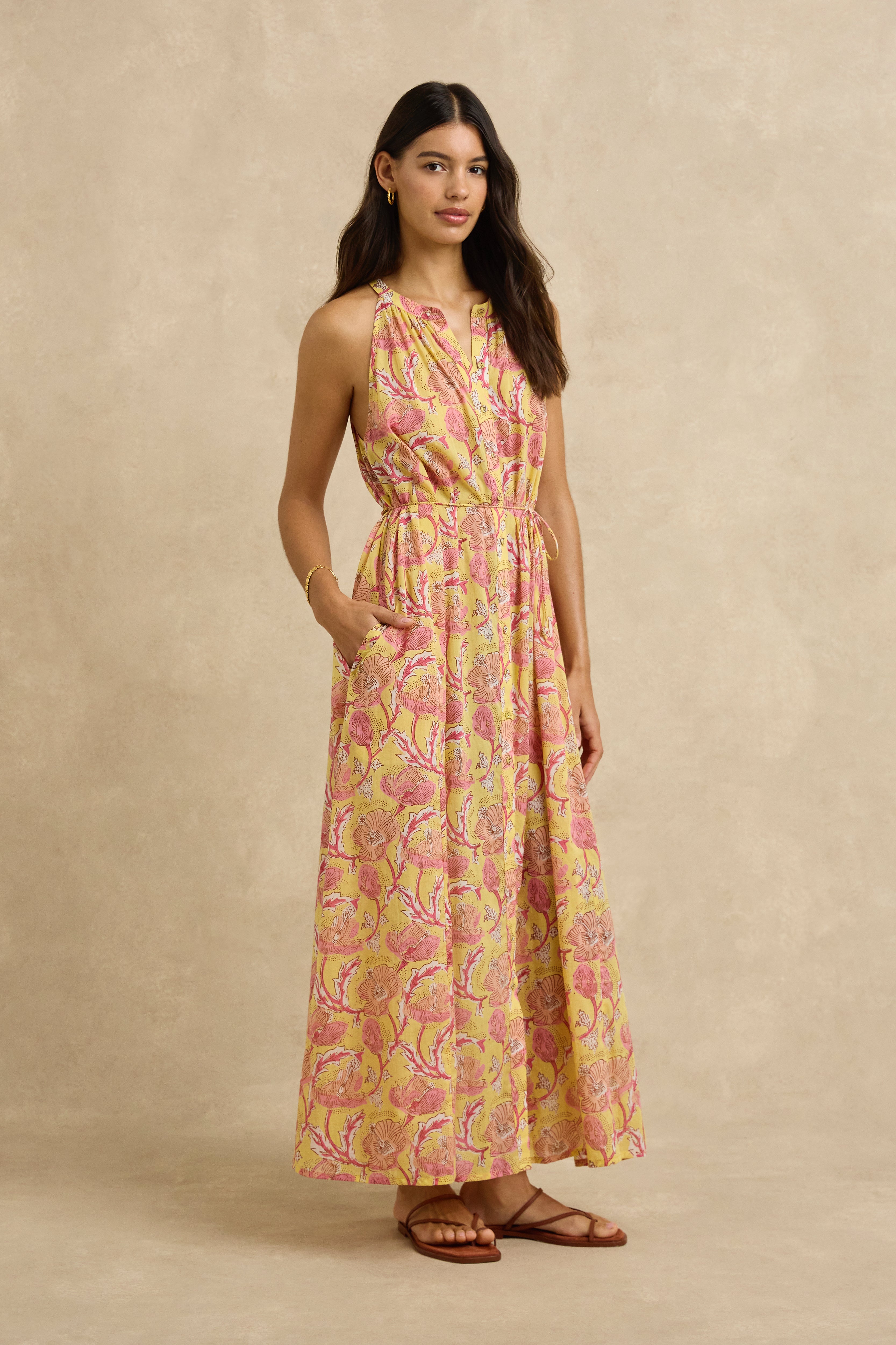 Isha Dress - Hibiscus Yellow