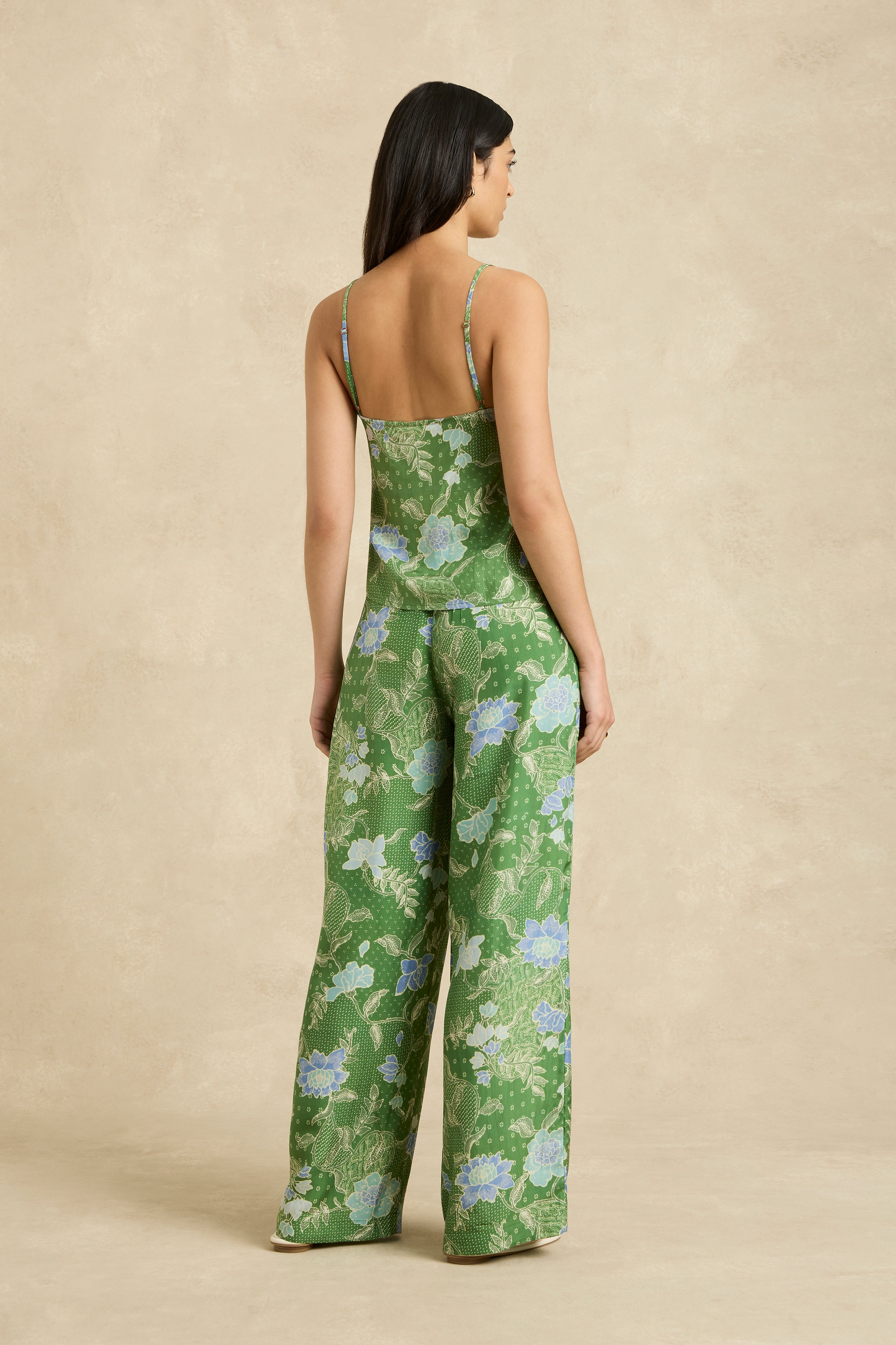 Jasmine Camisole - Bloom Jungle Green