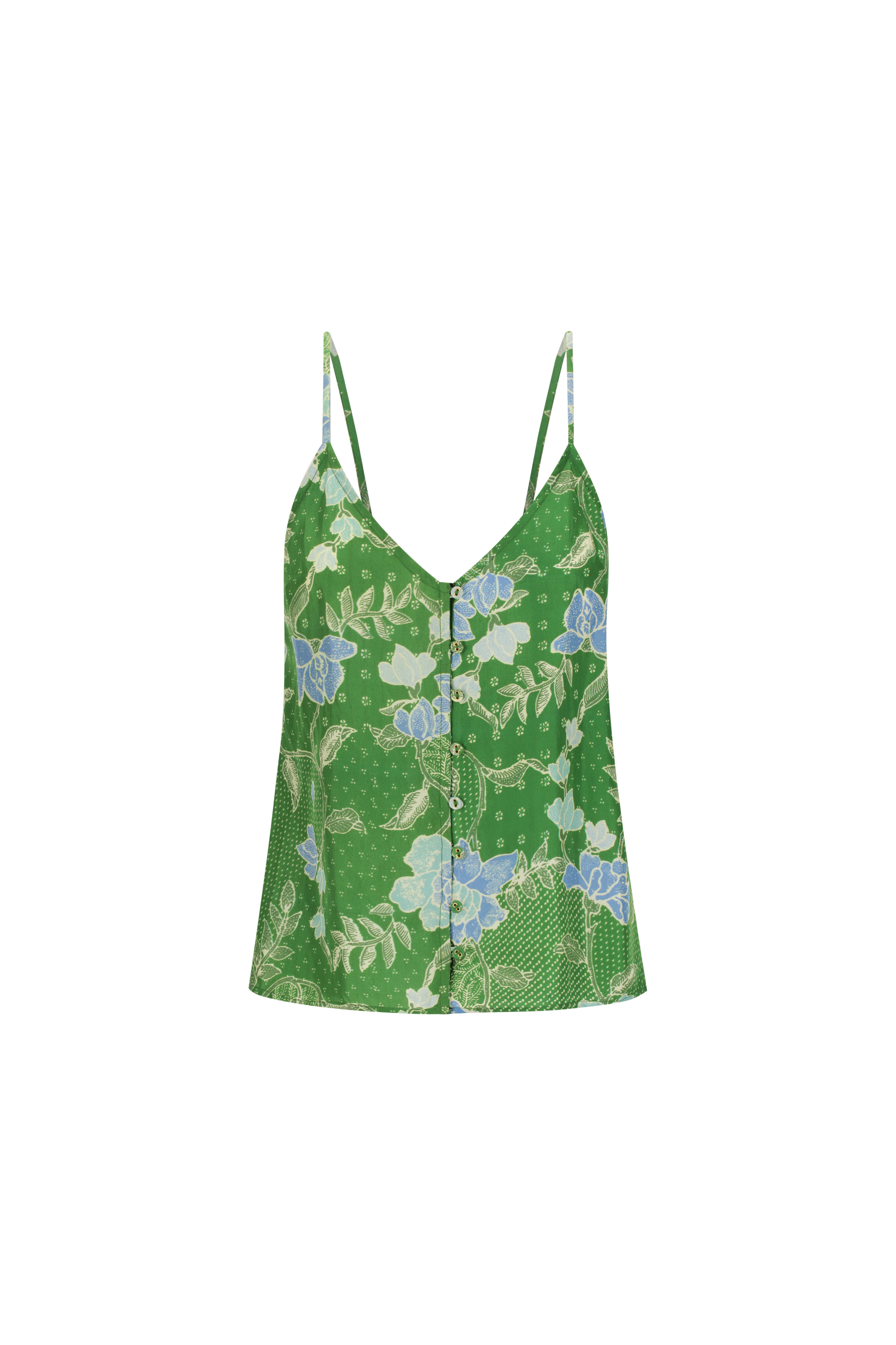 Jasmine Camisole - Bloom Jungle Green