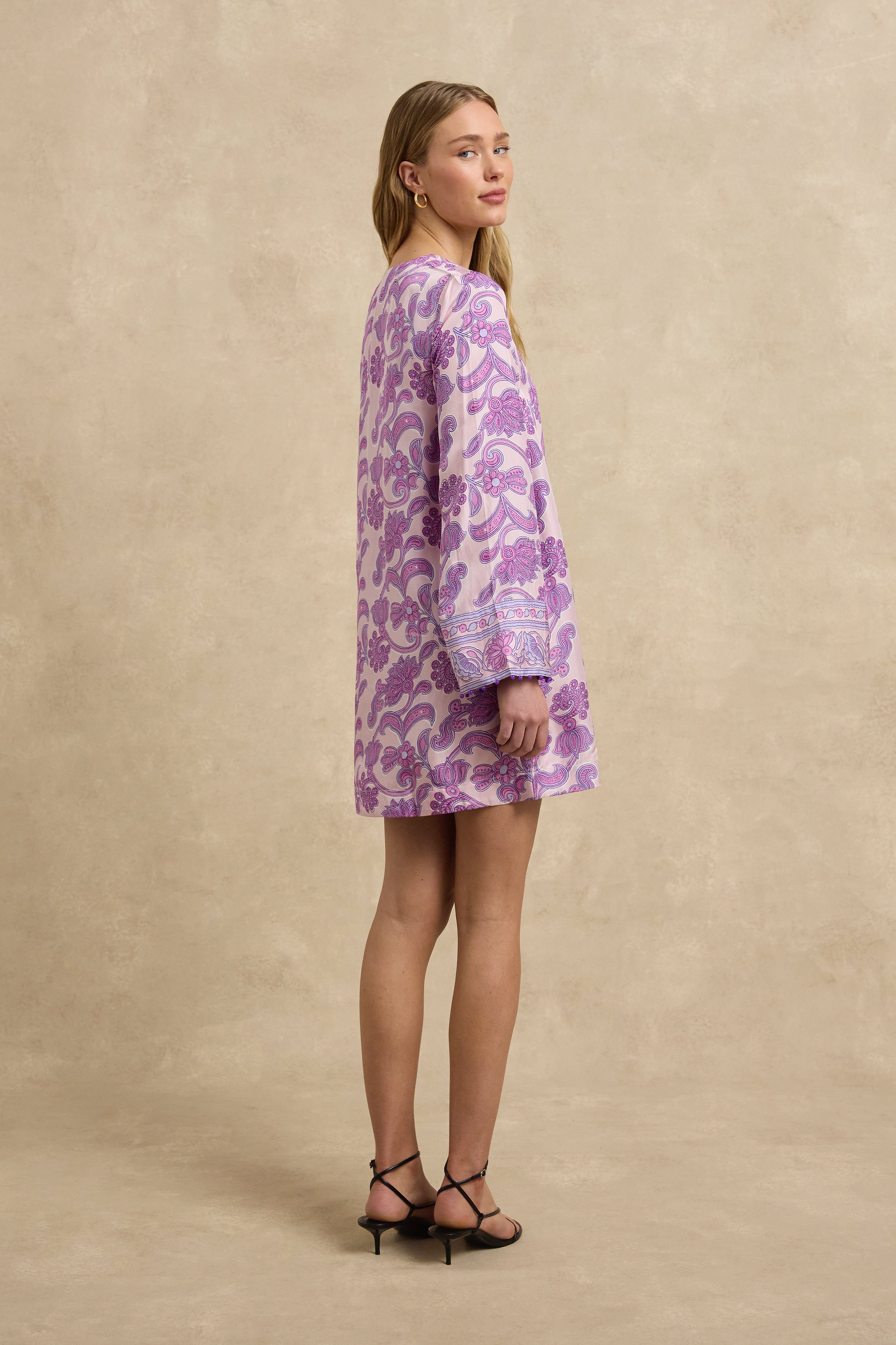 Jaya Dress - Brocade Amethyst