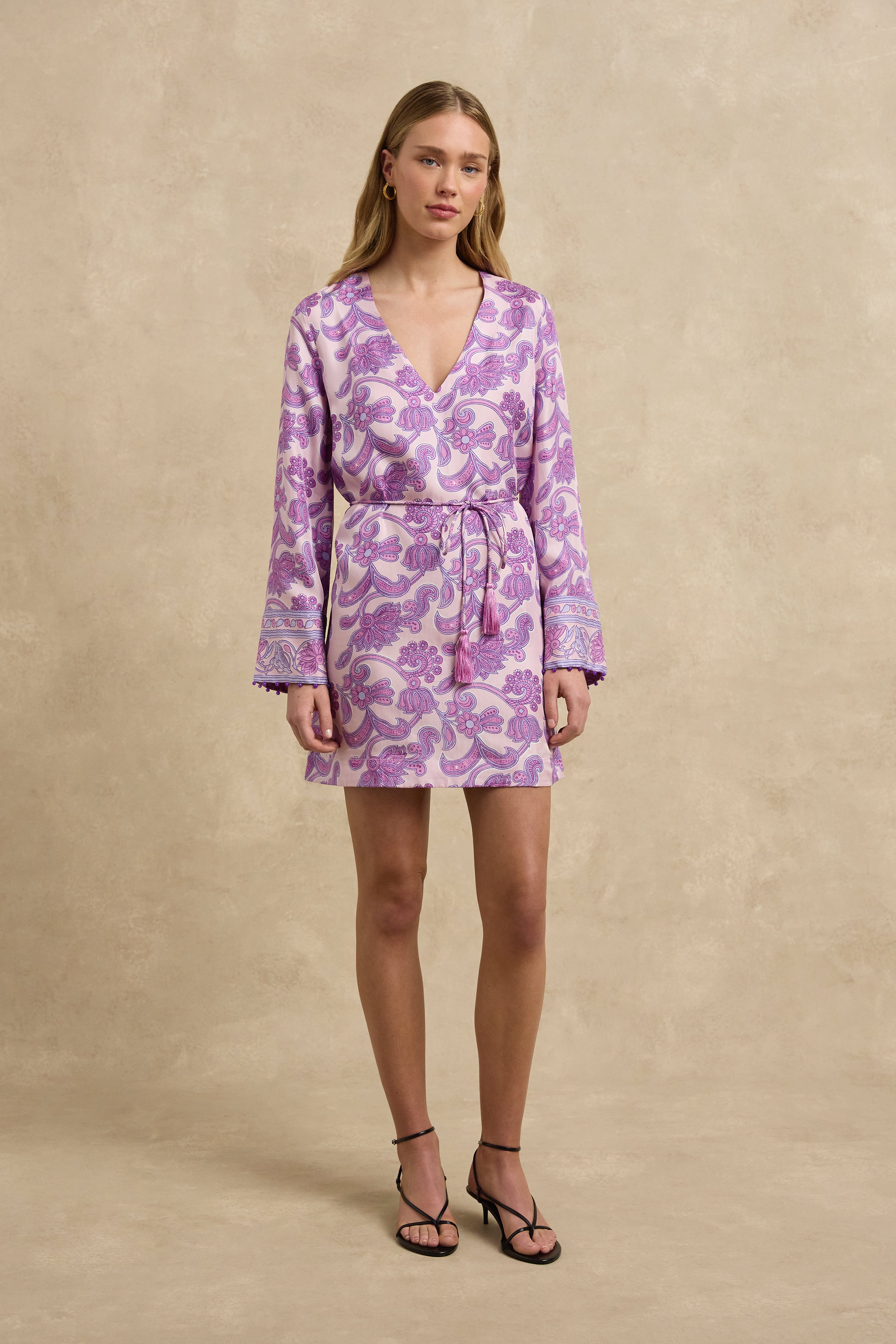 Jaya Dress - Brocade Amethyst