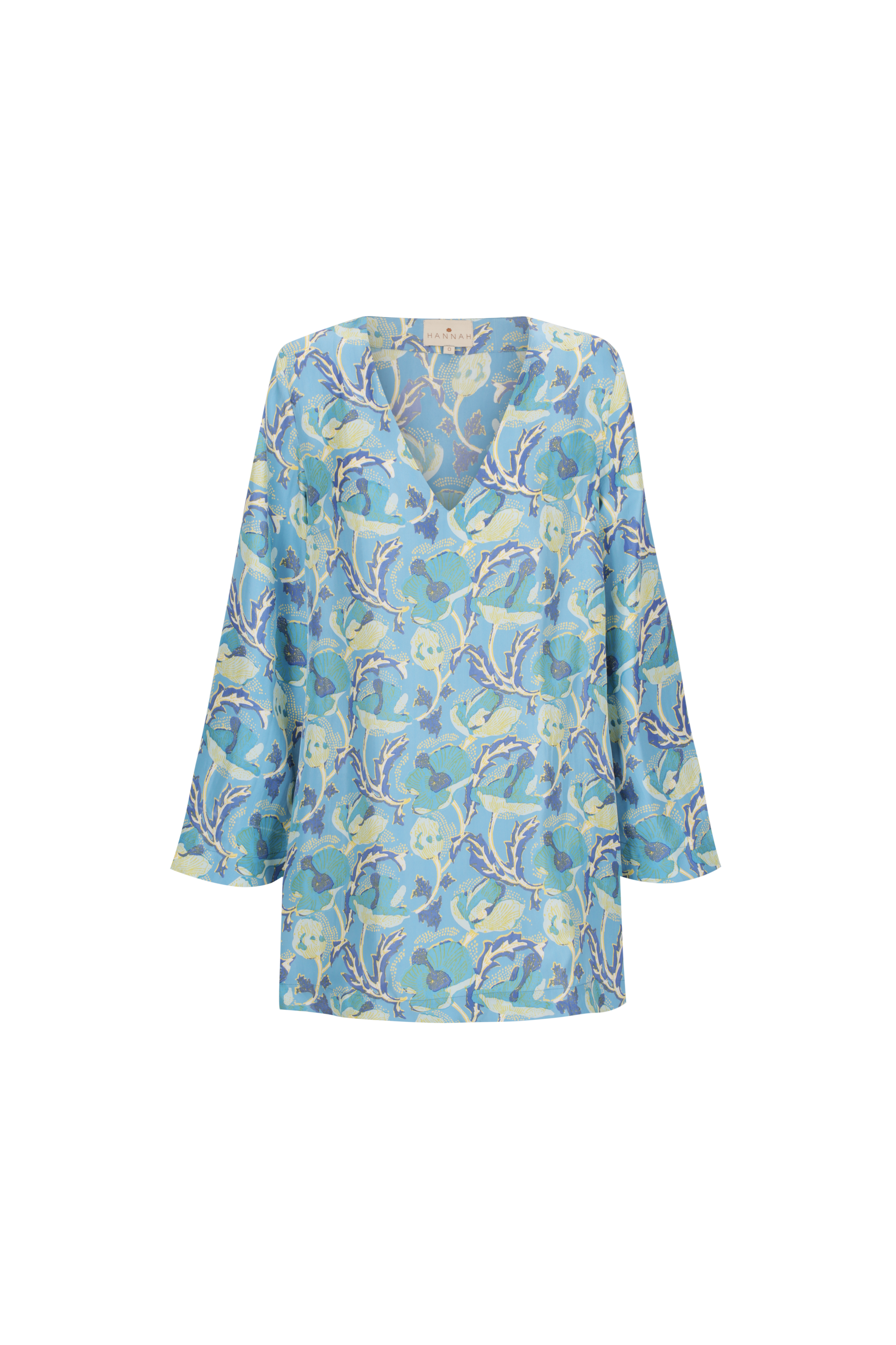 Jaya Dress - Hibiscus Blue