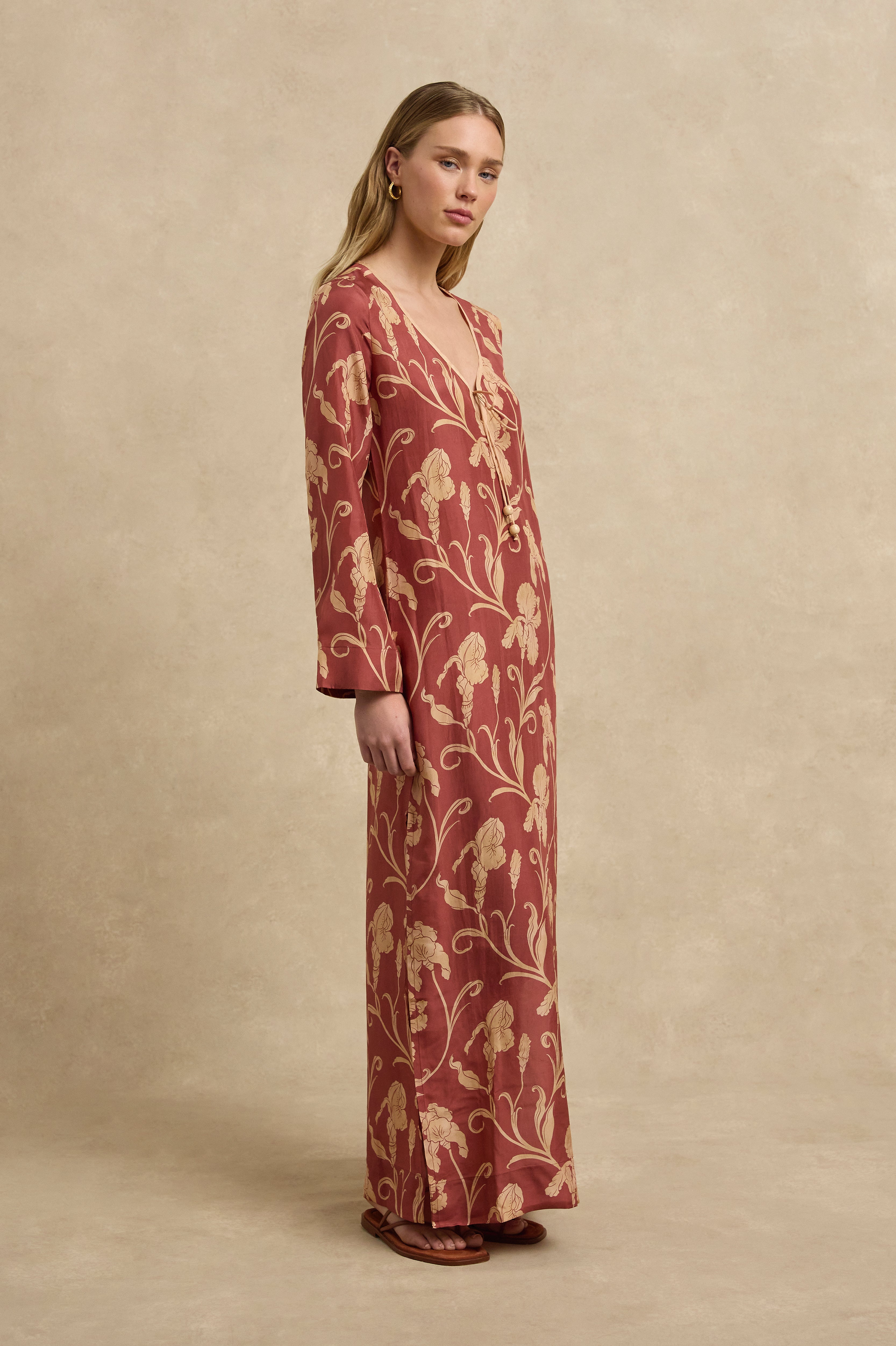 Kalinda Dress - Iris Amber