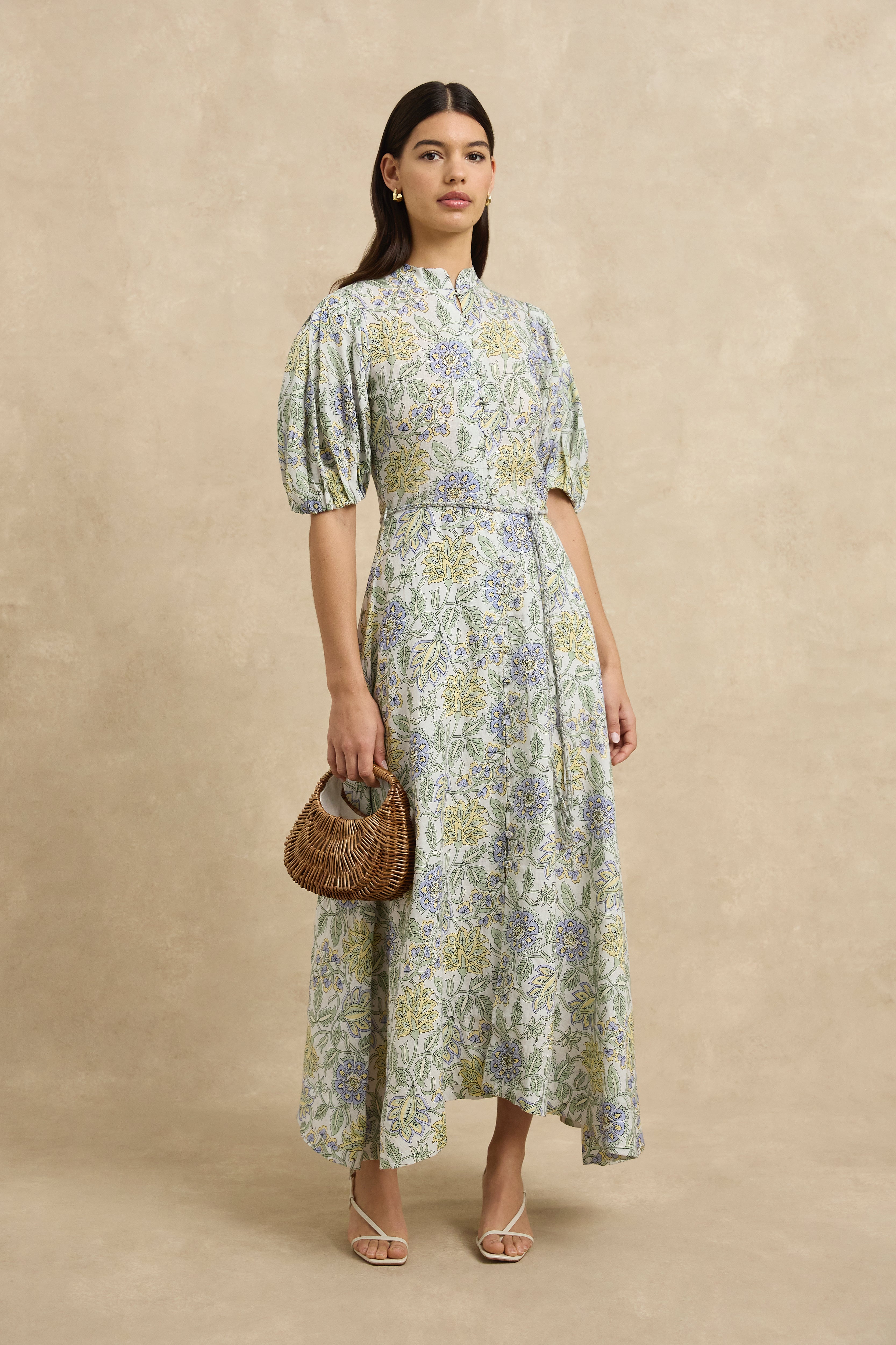 Kira Dress - Heritage Lemon