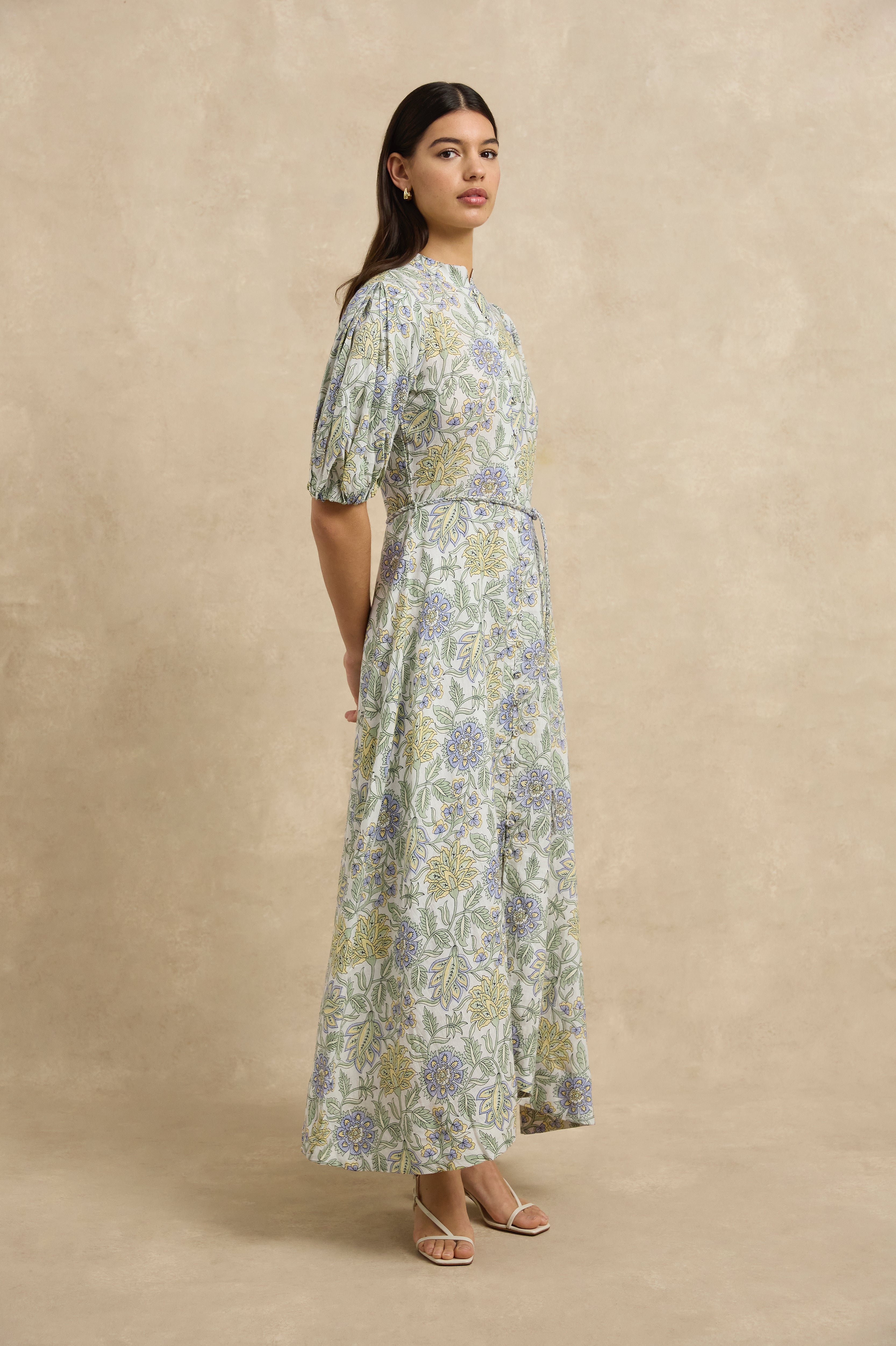 Kira Dress - Heritage Lemon
