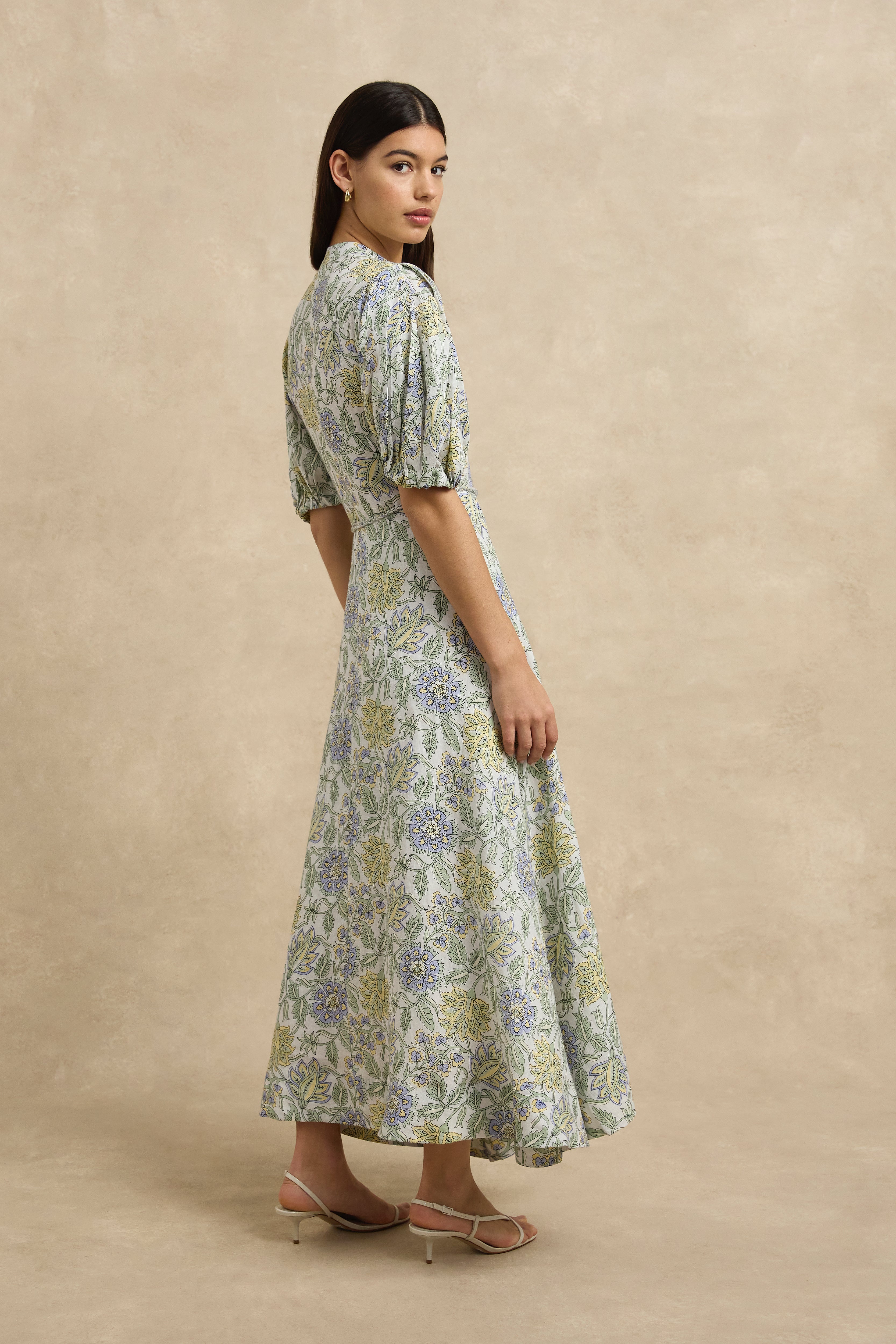 Kira Dress - Heritage Lemon
