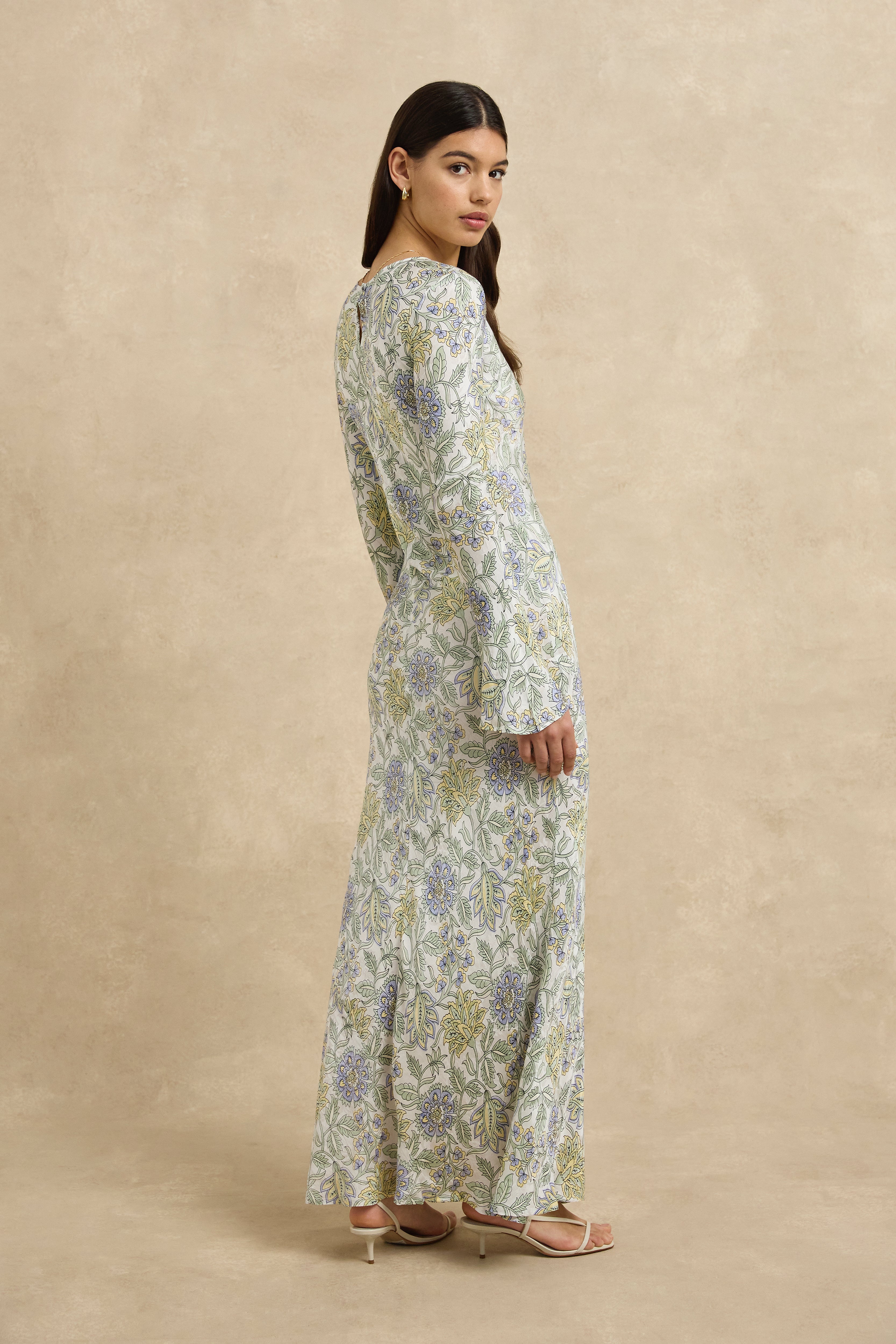 Lara Dress - Heritage Lemon