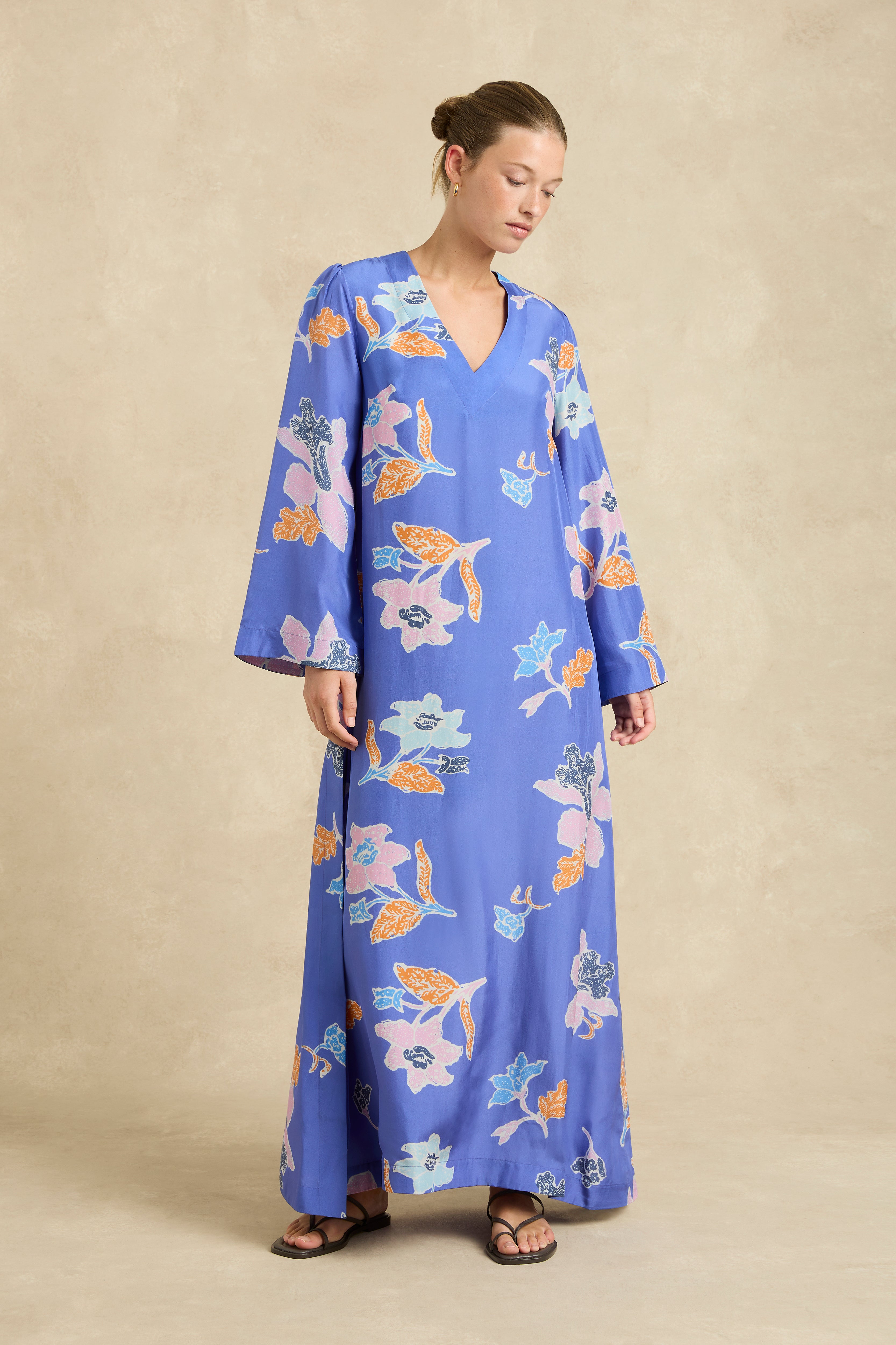 Leandra Dress - Orchid Cobalt