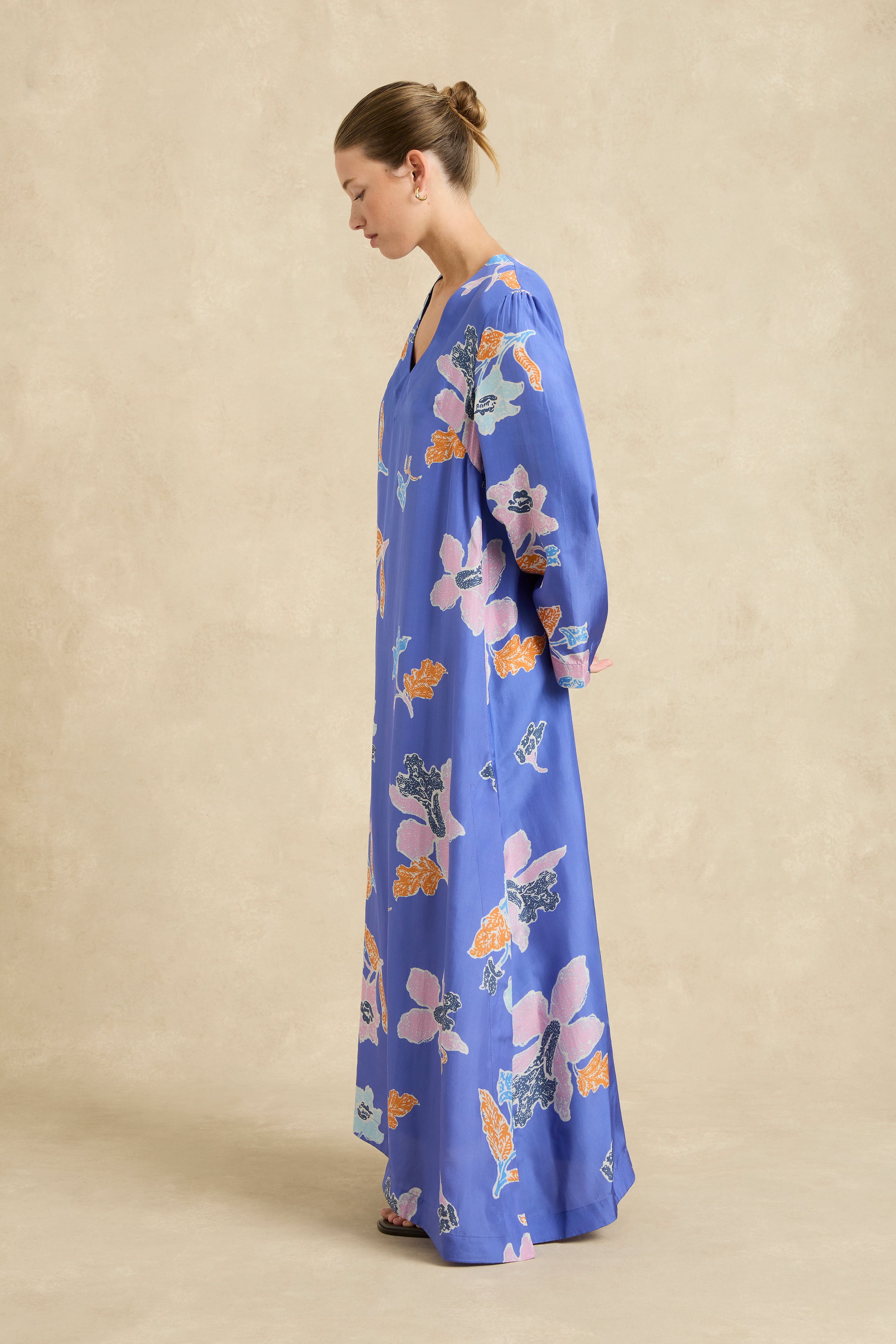 Leandra Dress - Orchid Cobalt