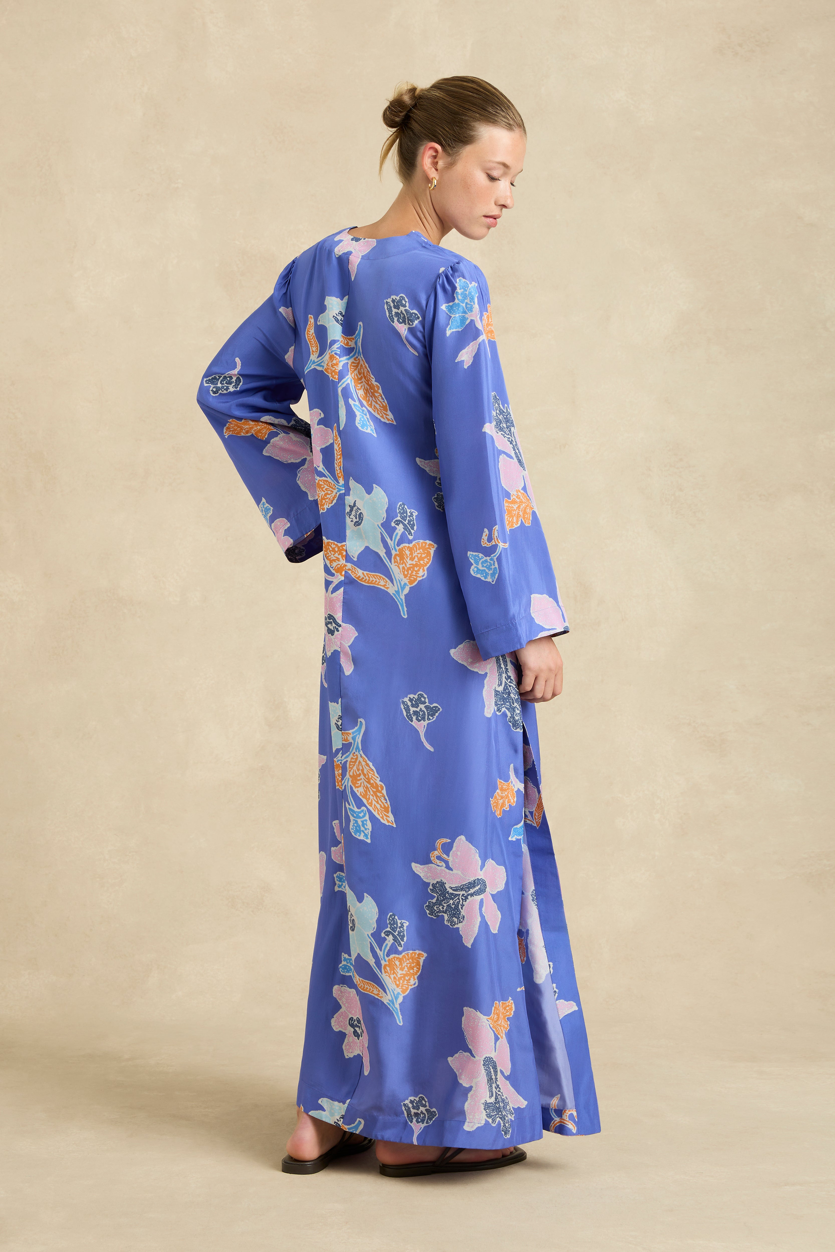 Leandra Dress - Orchid Cobalt