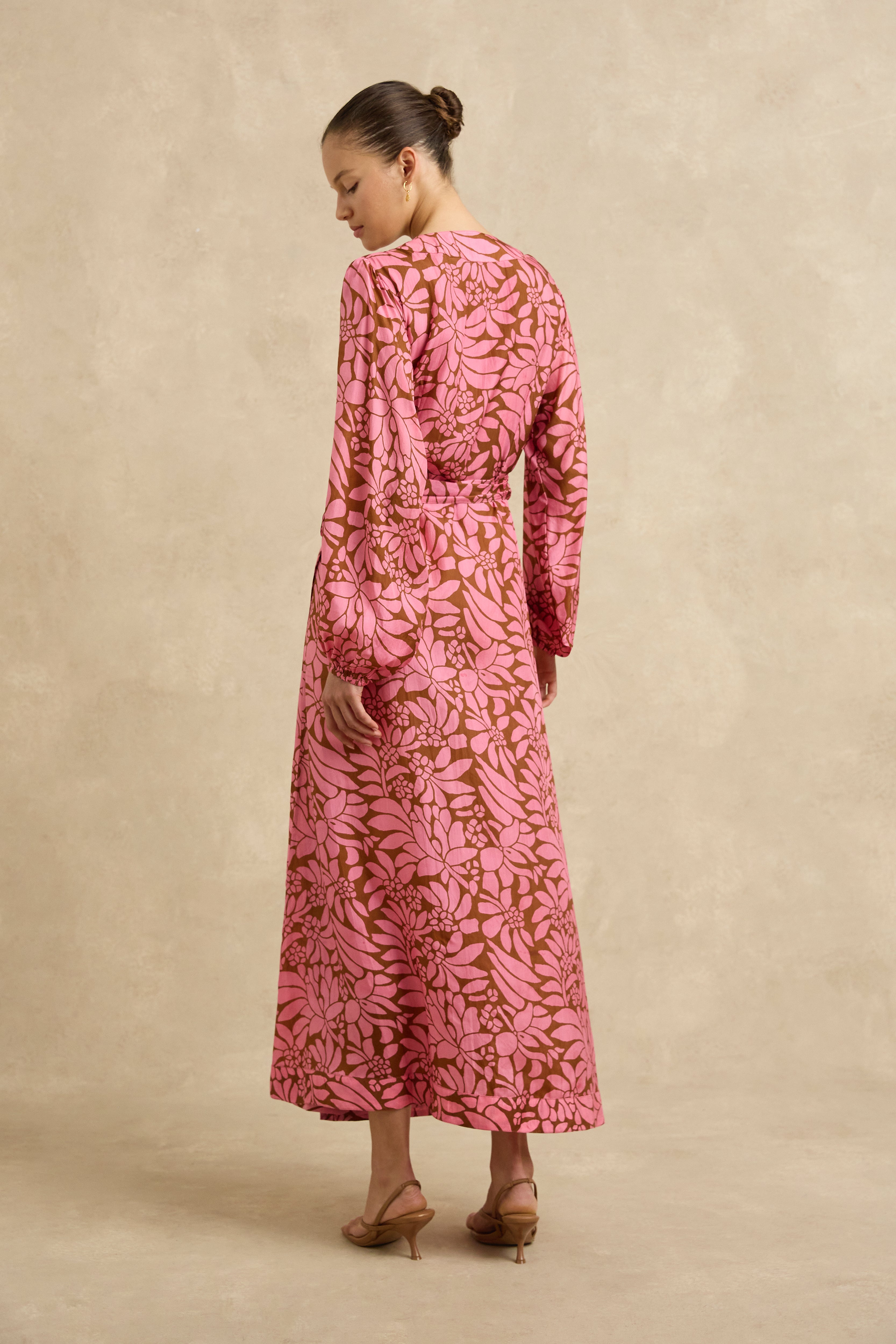 Luna Dress - Crocus Rosewood