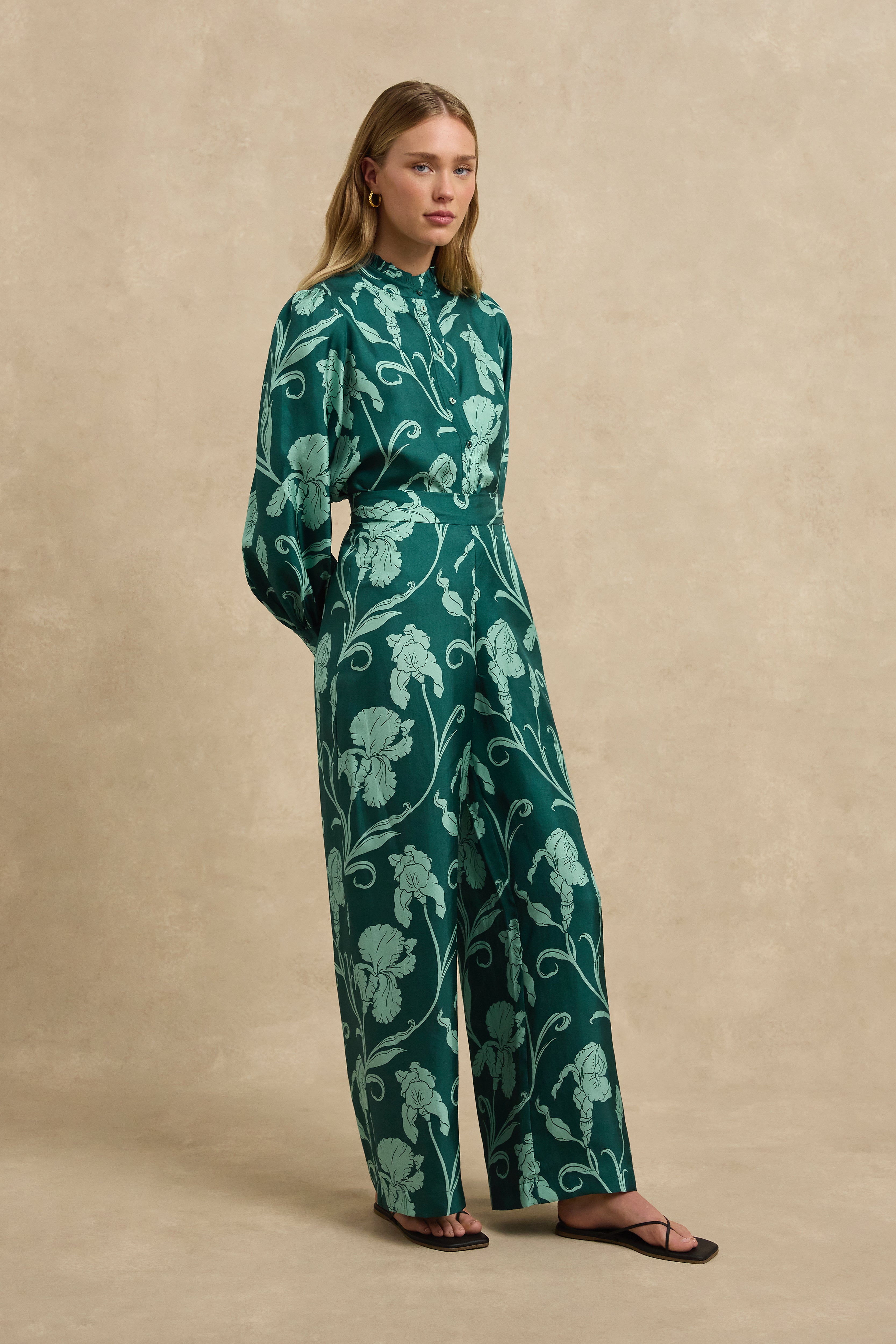 Nyra Shirt - Iris Jade