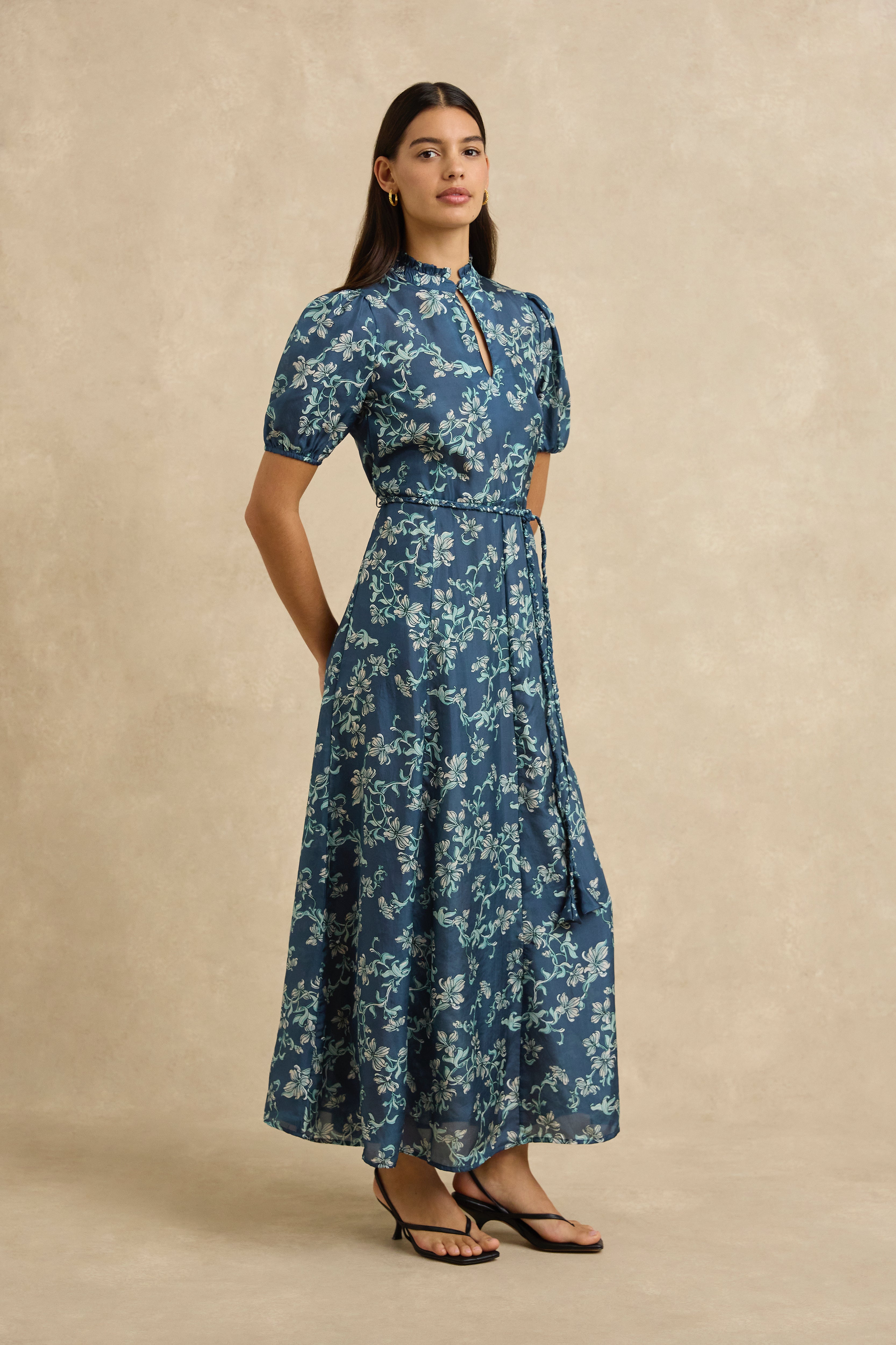 Oceanus Dress - Jasmine Blue