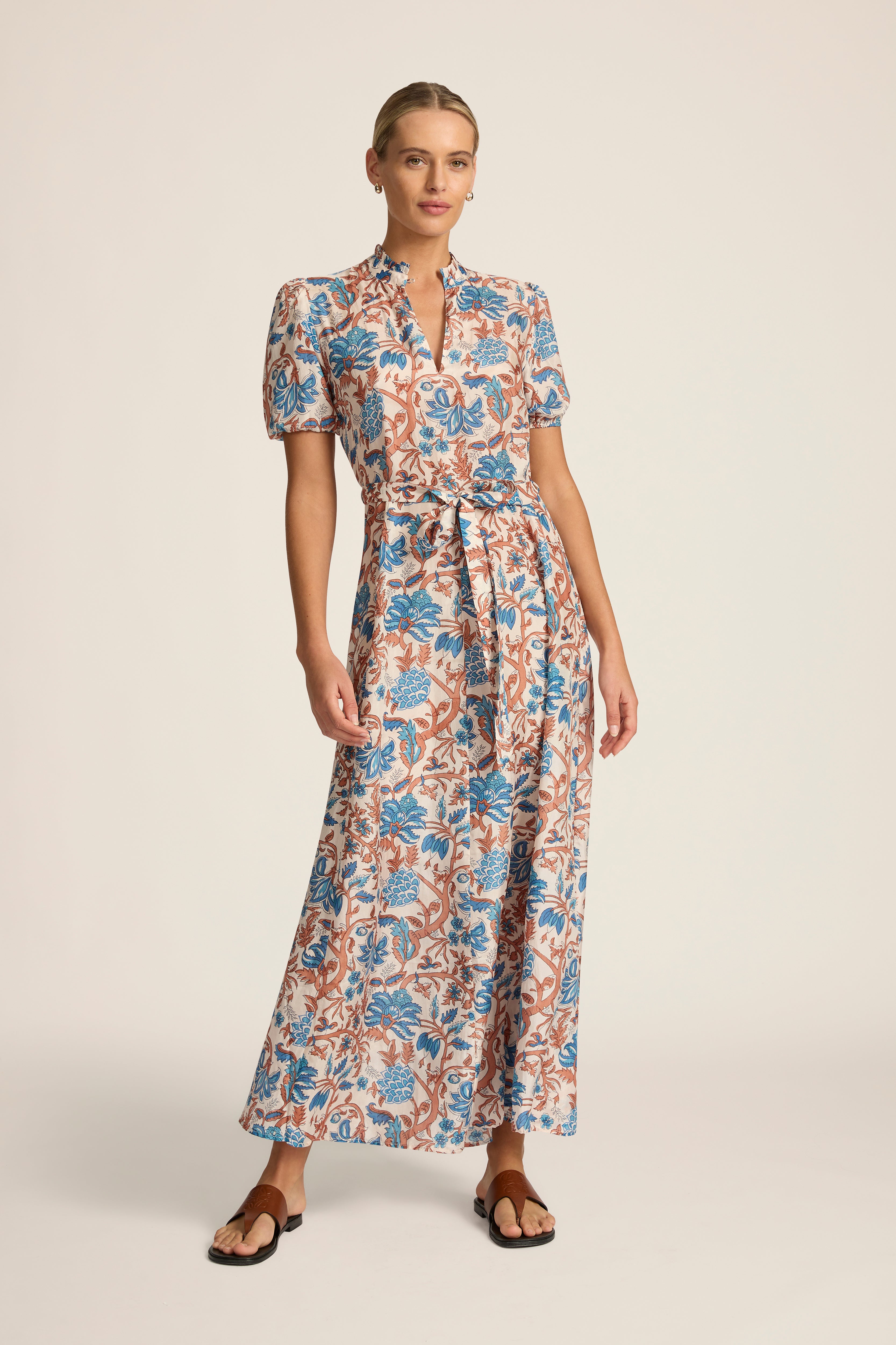 Oceanus Maxi Dress - Fernando Azure