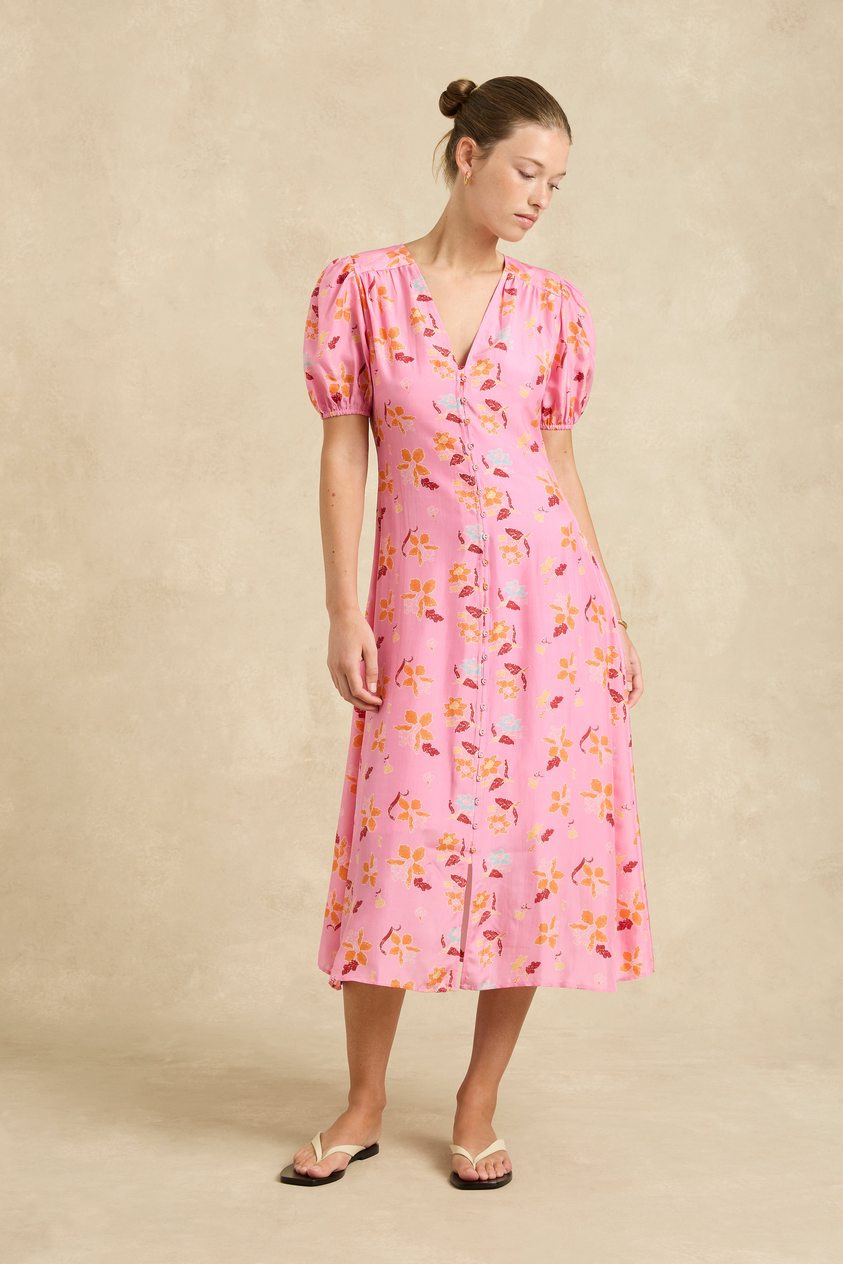 Olivia Dress - Orchid Petite Musk