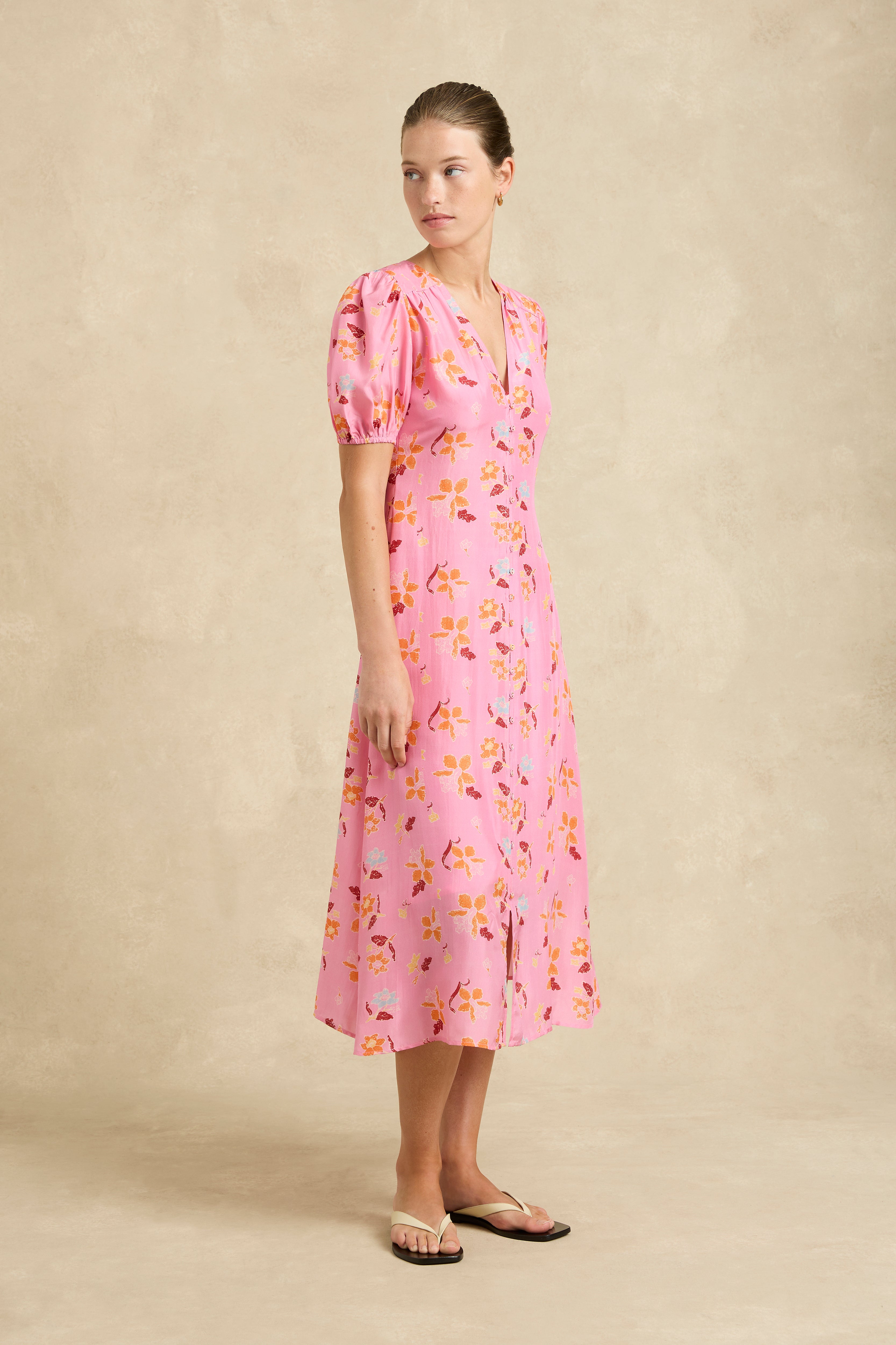 Olivia Dress - Orchid Petite Musk