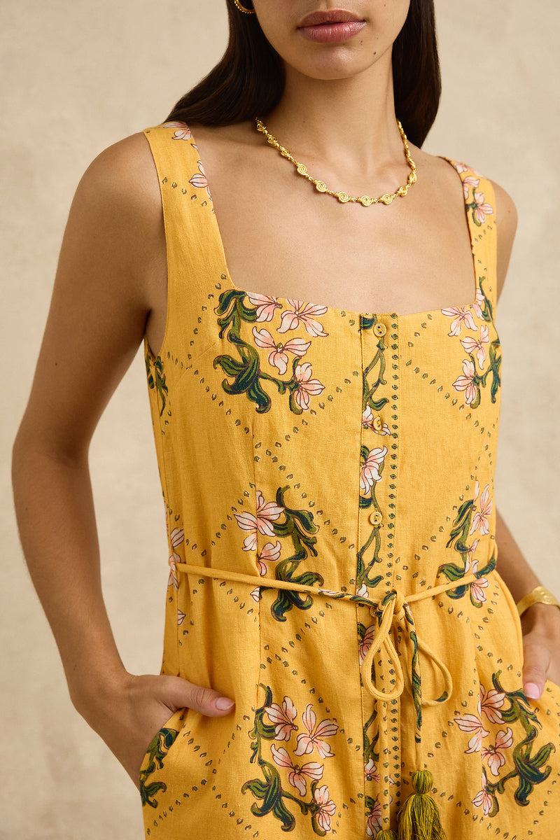 Paloma Dress - Jasmine Yellow