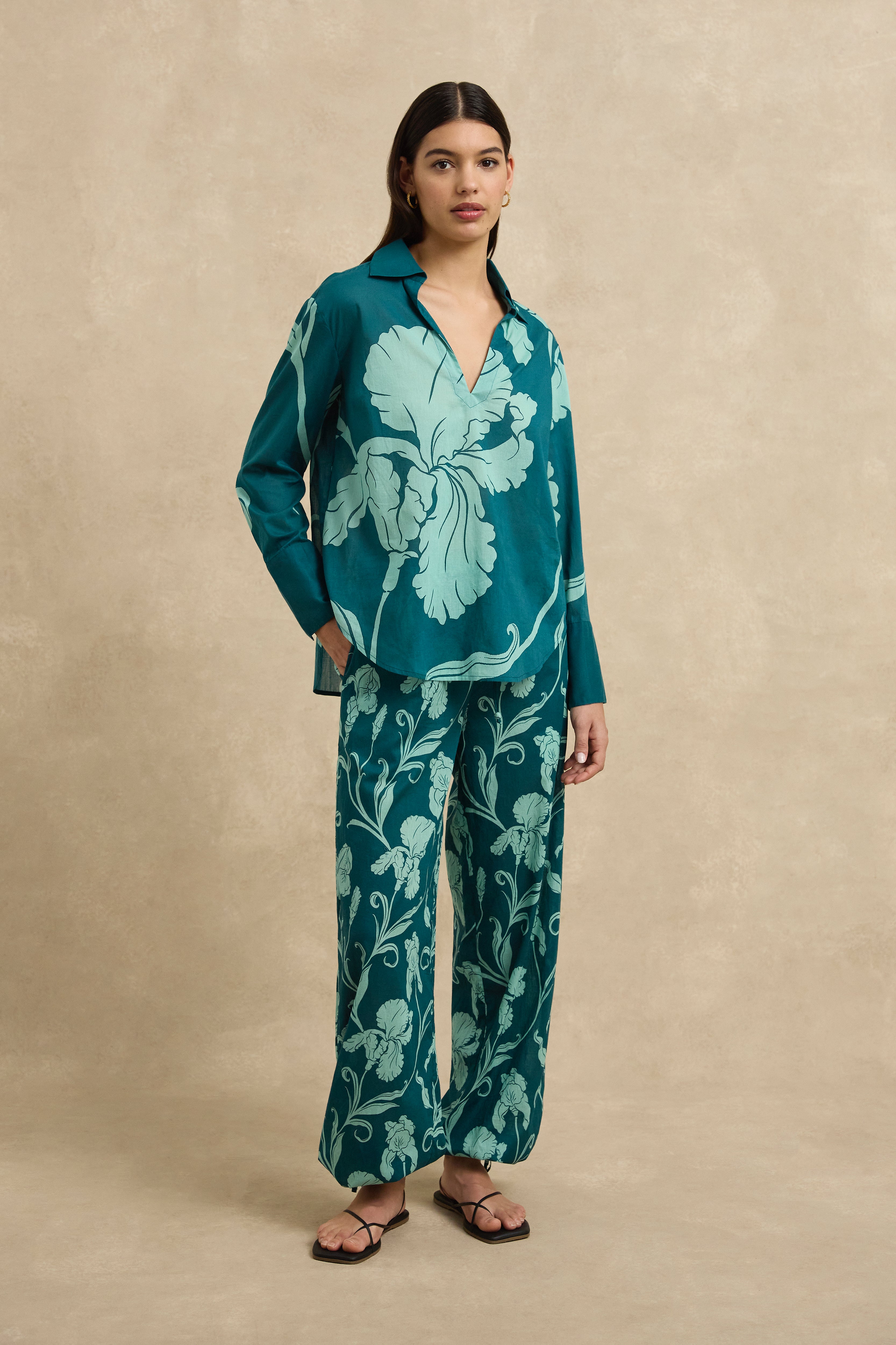 Noora Pant - Iris Jade