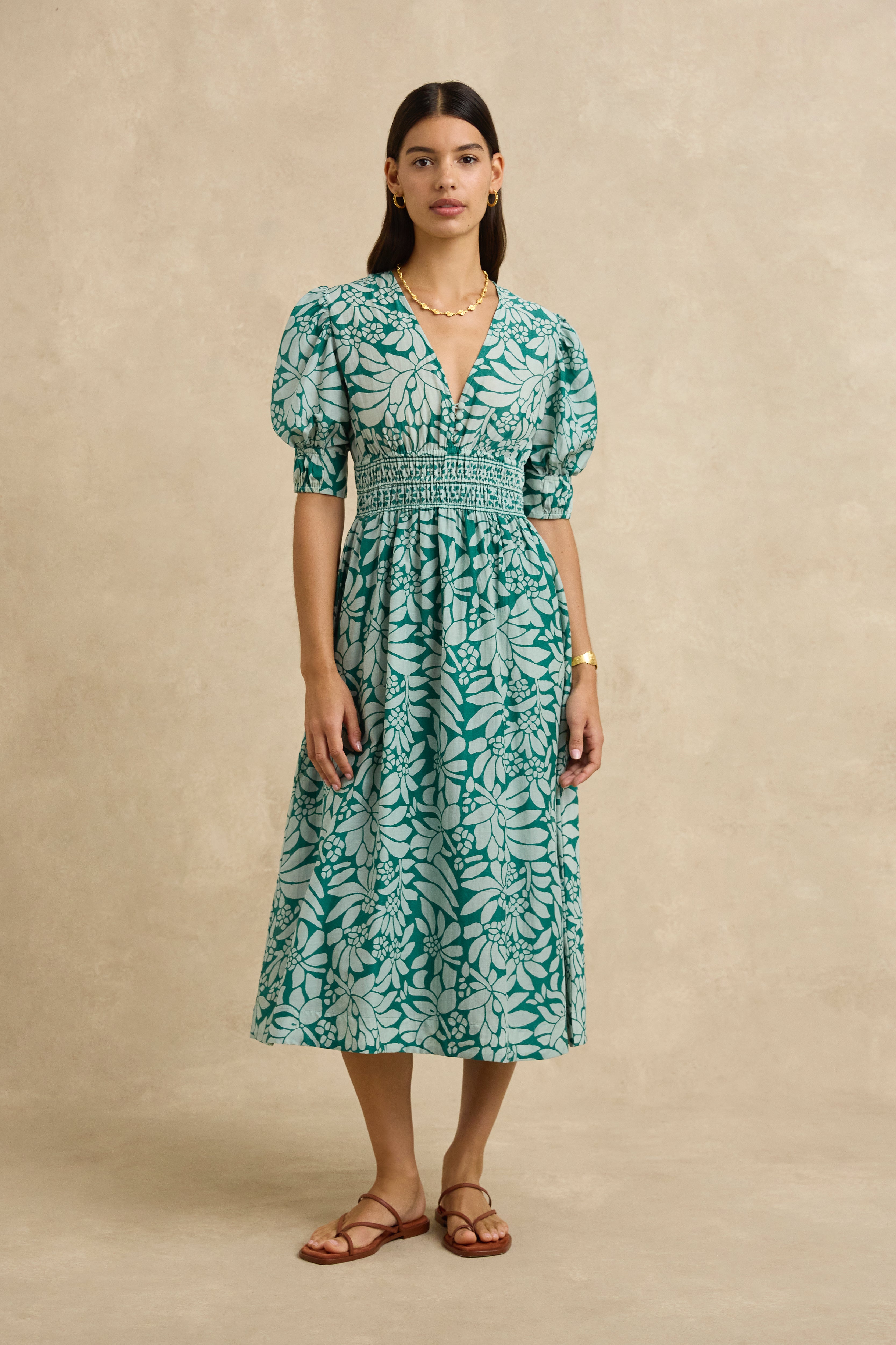 Salena Dress - Crocus Fernwood