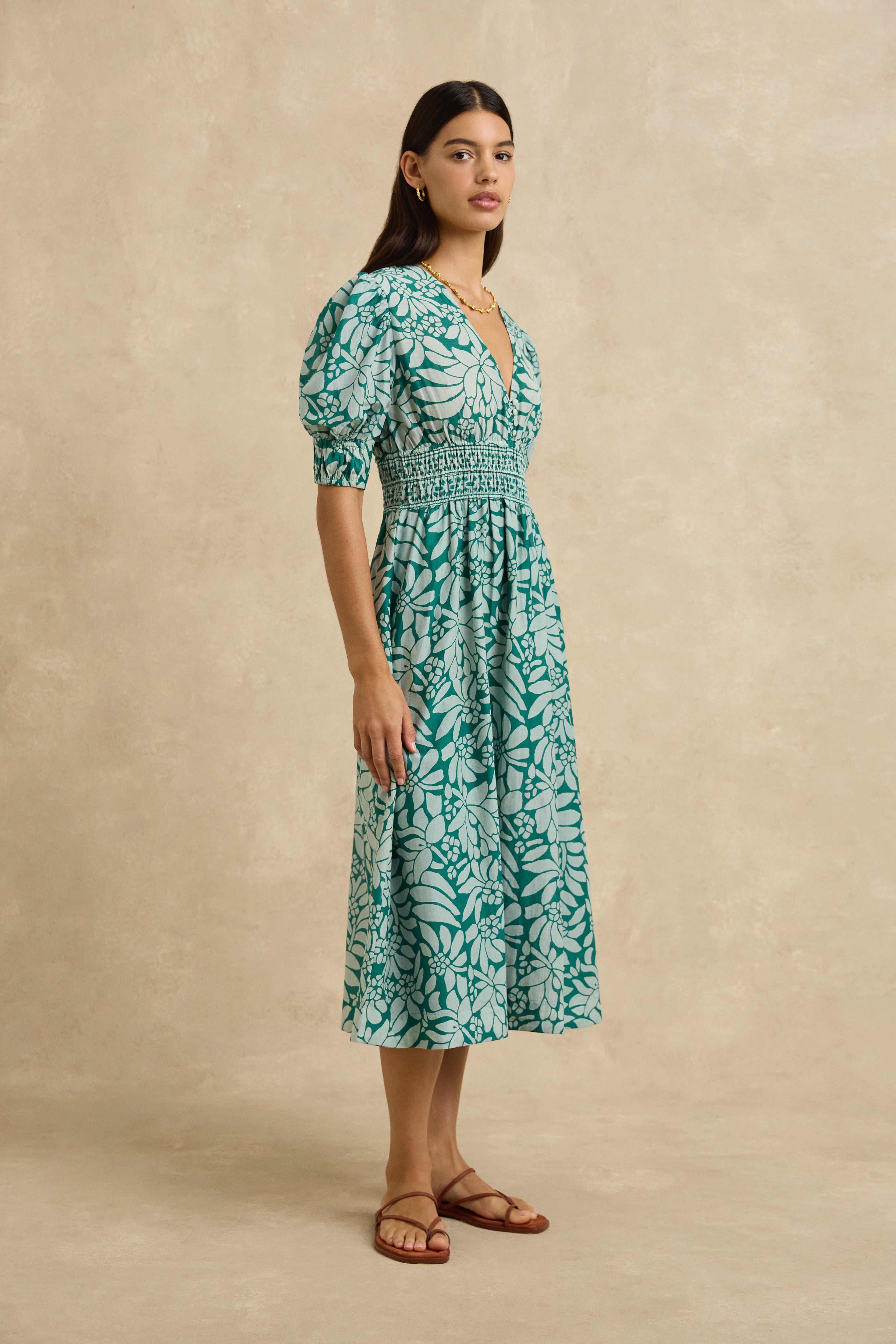 Salena Dress - Crocus Fernwood