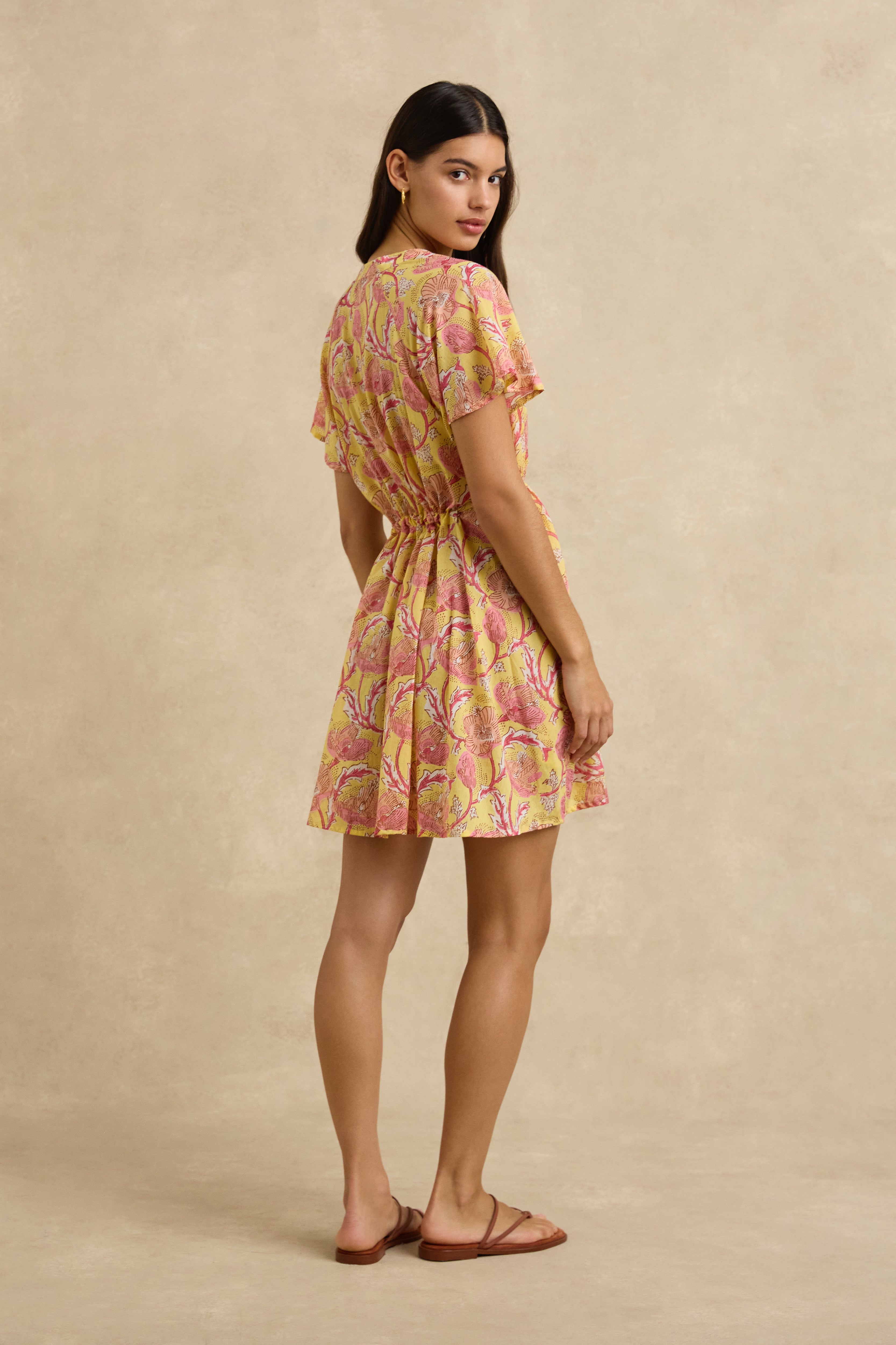 Sally Dress - Hibiscus Yellow