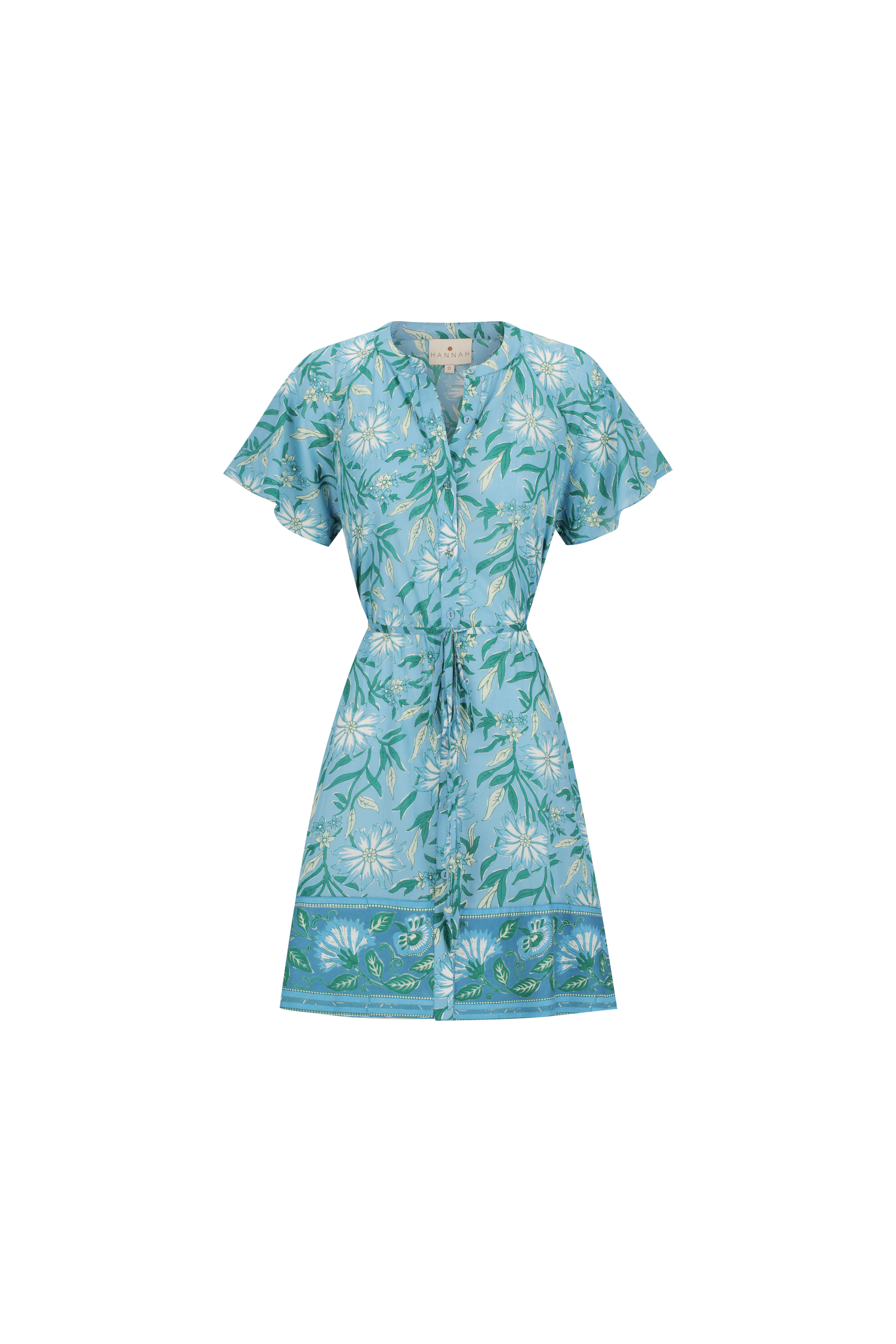 Sally Dress - Spring Daisy Blue
