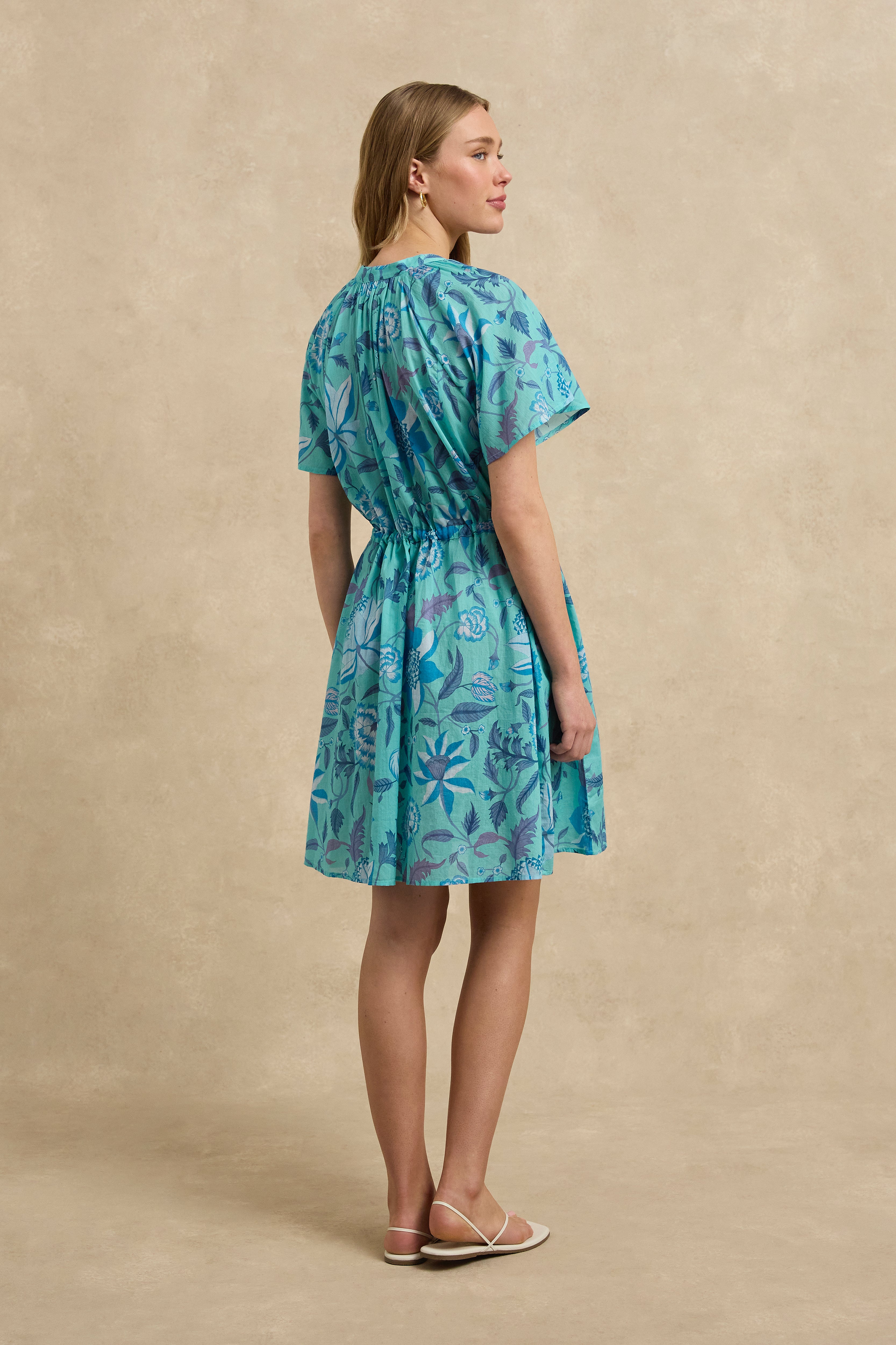 Sally Dress - Shellflower Blue