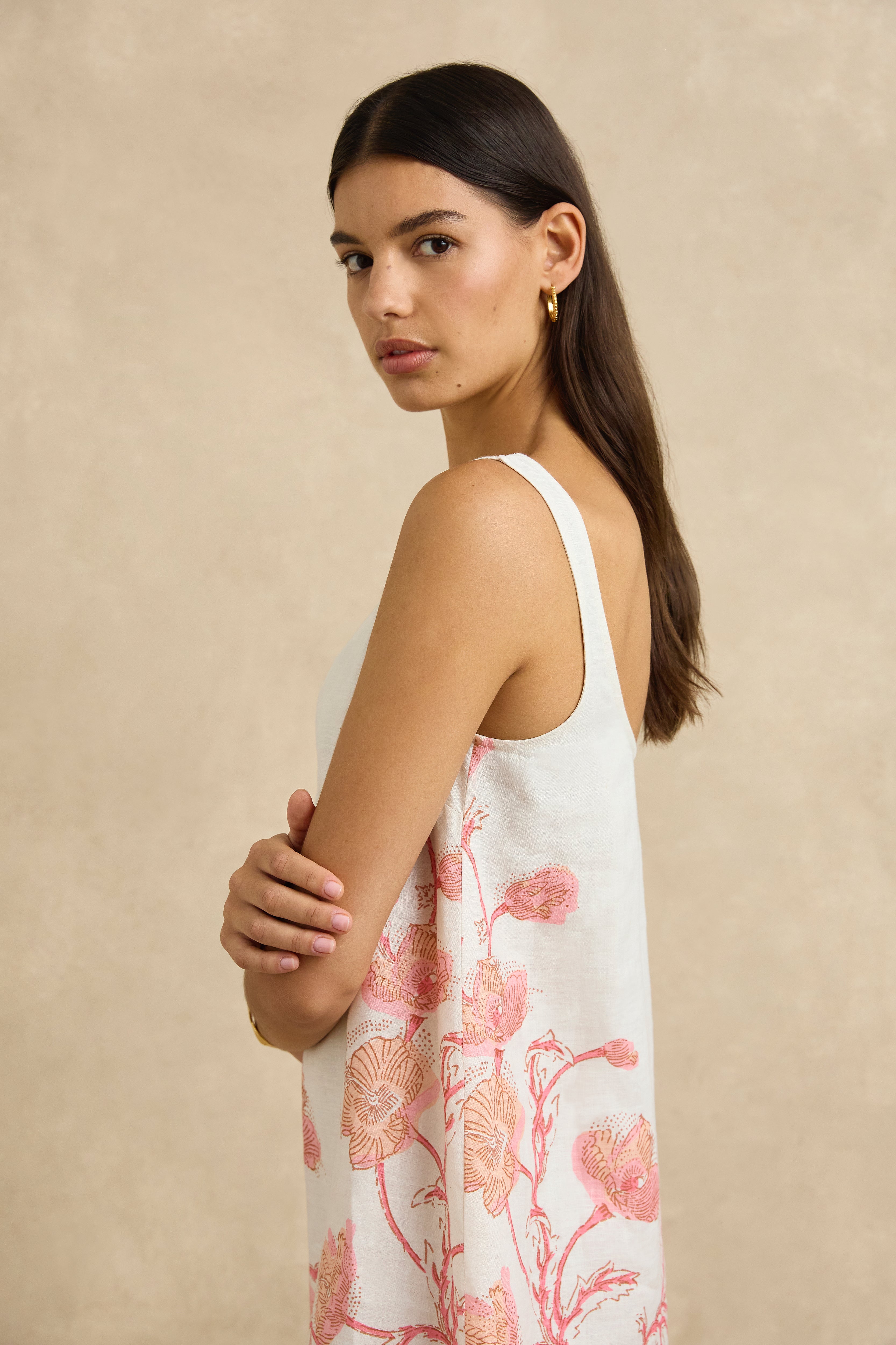 Sara Dress - Hibiscus Bloom Pink